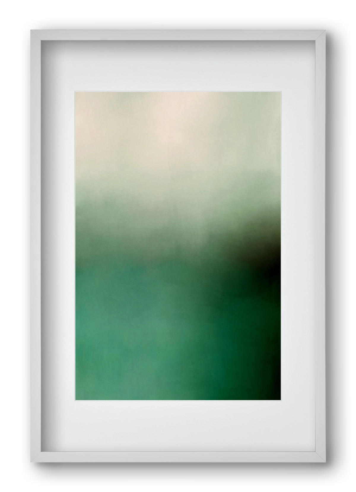 COLOR GRADIENT - 20, 40x60 cm (30x45 cm), Fehér keret, paszpartuval