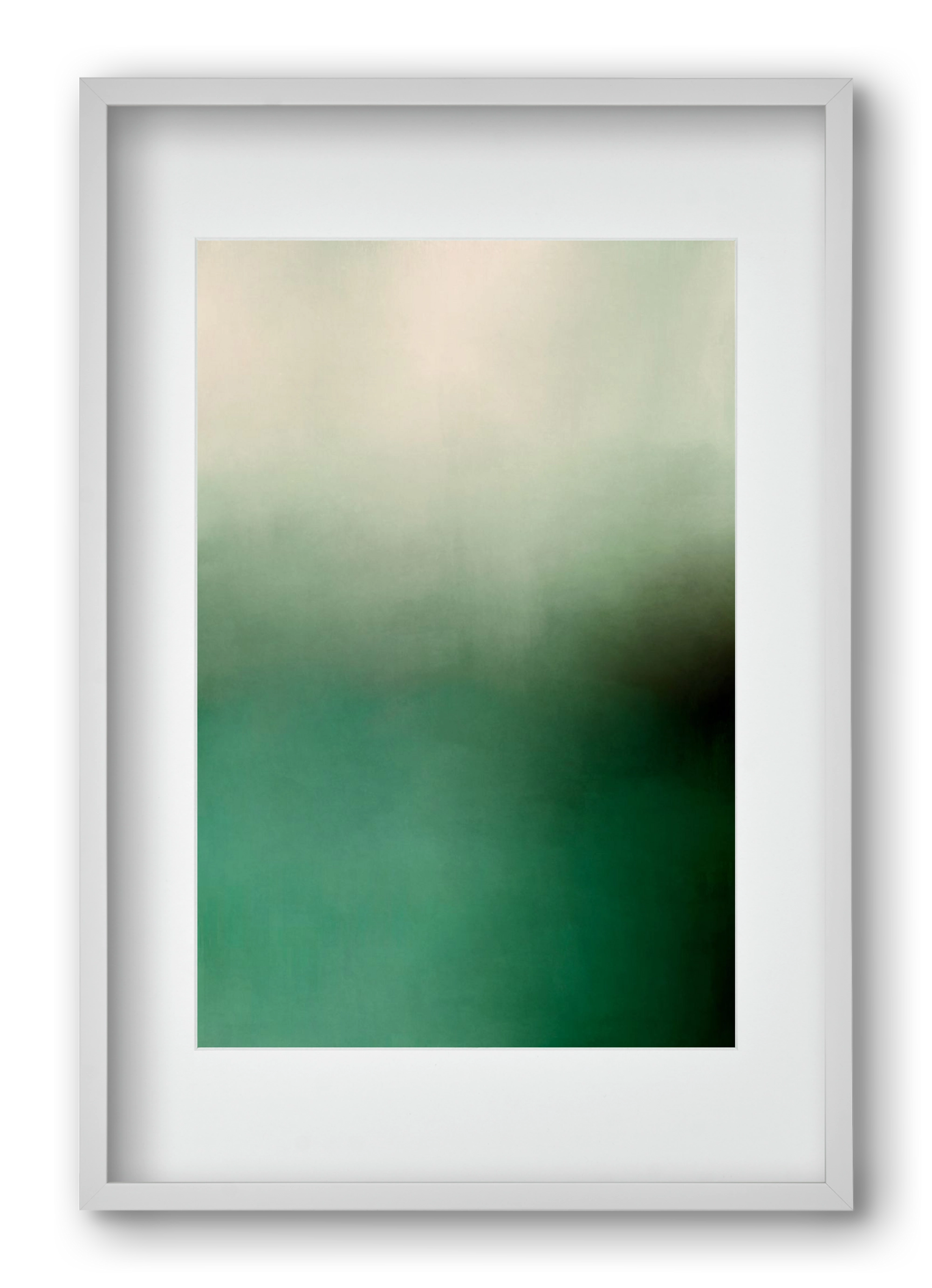 COLOR GRADIENT - 20, 40x60 cm (30x45 cm), Fehér keret, paszpartuval