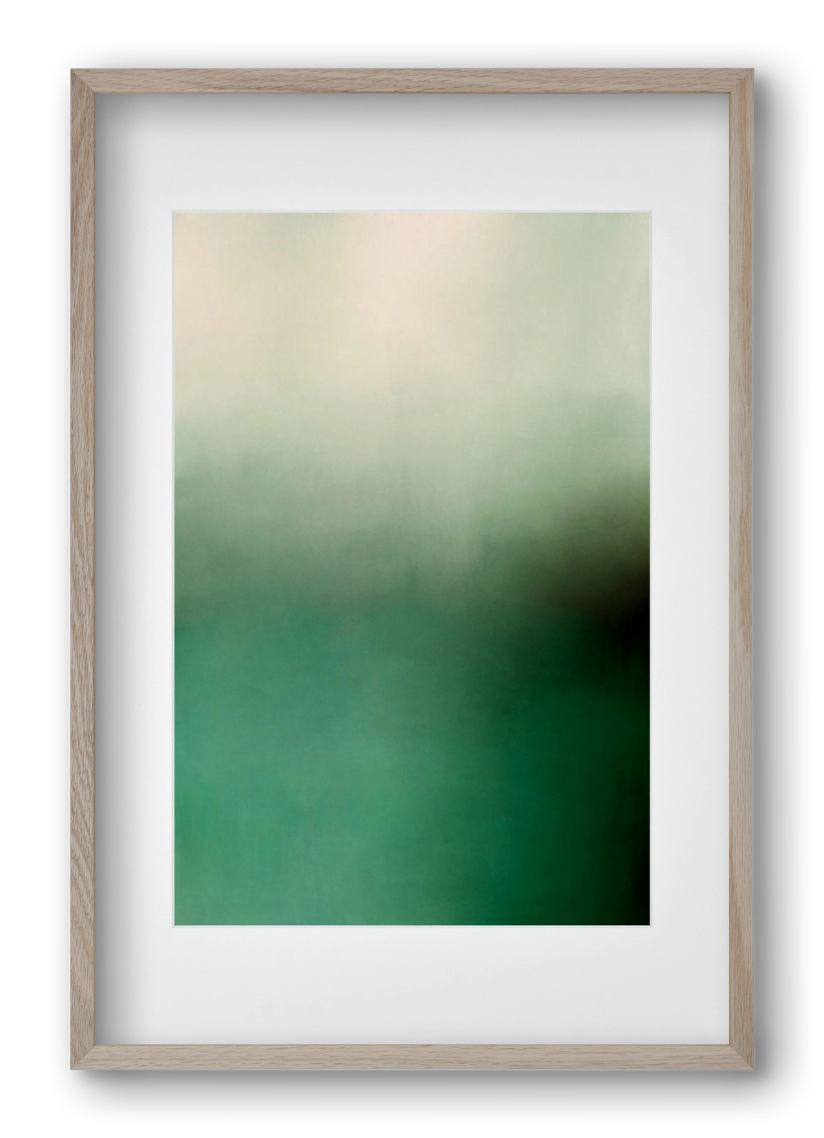 COLOR GRADIENT - 20, 40x60 cm (30x45 cm), Tölgy keret, paszpartuval