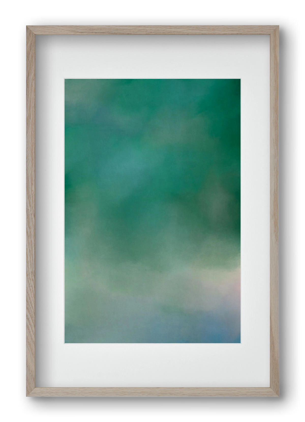 COLOR GRADIENT - 19, 40x60 cm (30x45 cm), Tölgy keret, paszpartuval