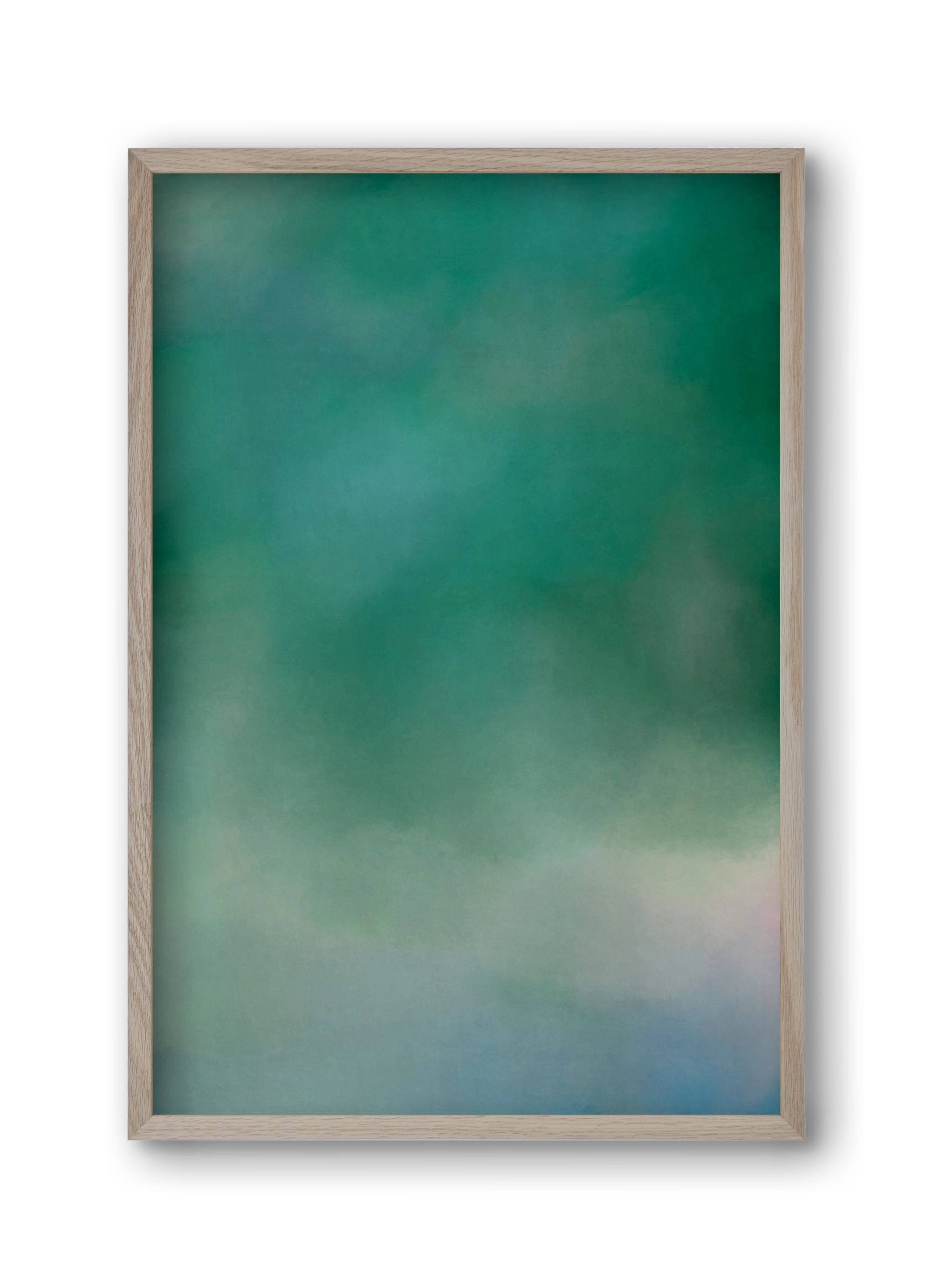 COLOR GRADIENT - 19, 30x45 cm (30x45 cm), Tölgy keret