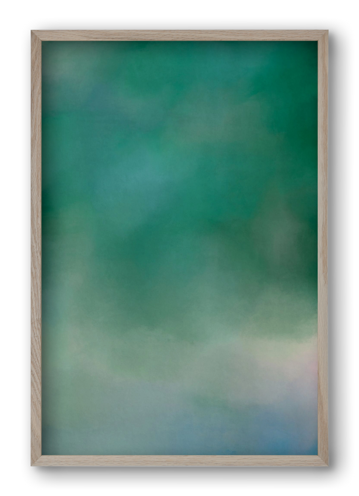 COLOR GRADIENT - 19, 40x60 cm (40x60 cm), Tölgy keret