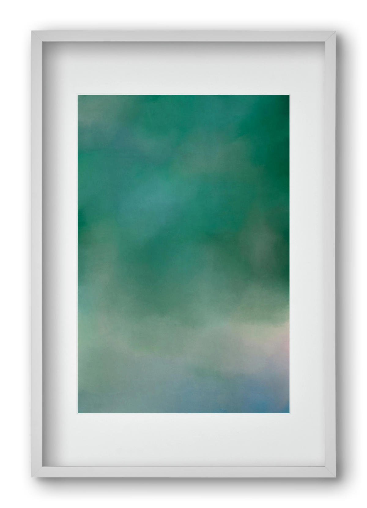 COLOR GRADIENT - 19, 40x60 cm (30x45 cm), Fehér keret, paszpartuval