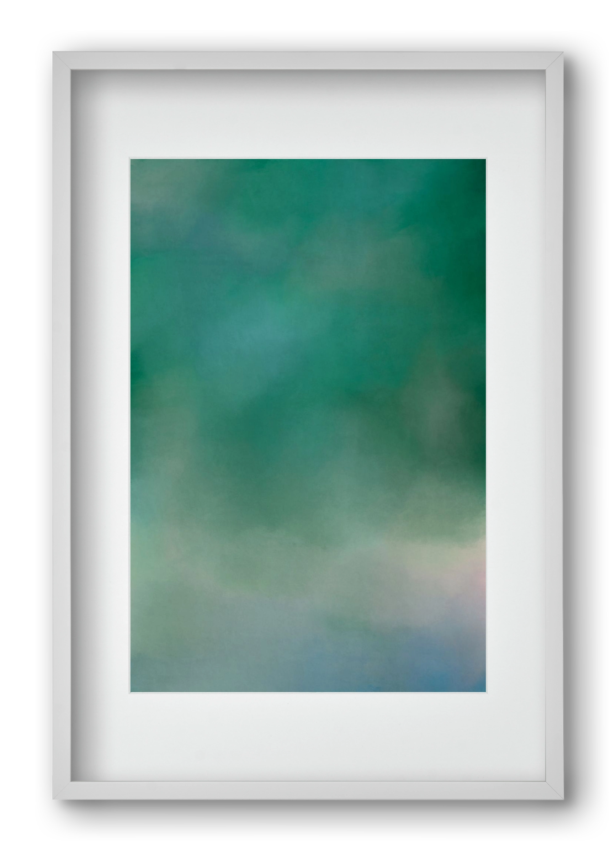 COLOR GRADIENT - 19, 40x60 cm (30x45 cm), Fehér keret, paszpartuval