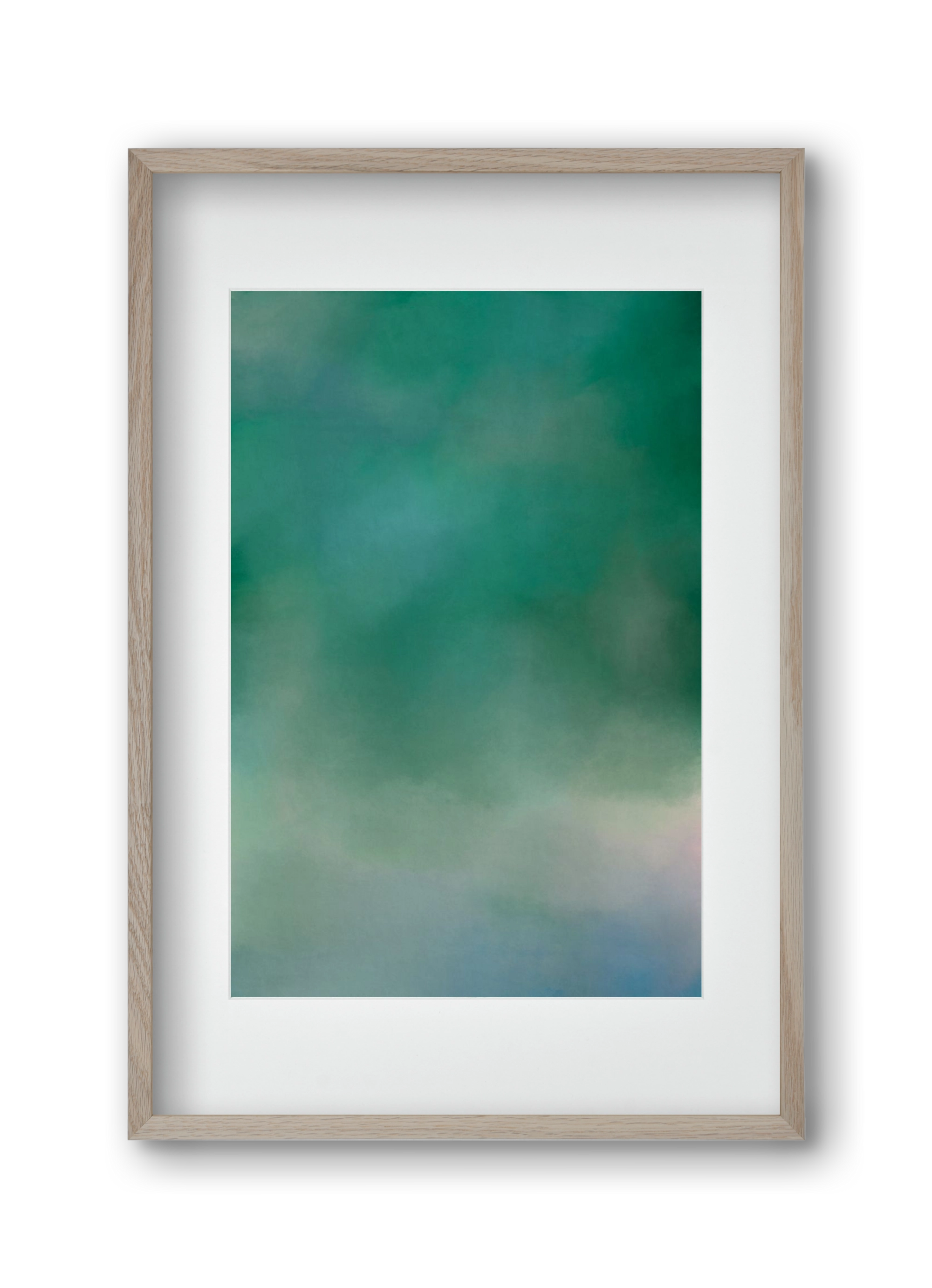 COLOR GRADIENT - 19, 30x45 cm (20x30 cm), Tölgy keret, paszpartuval