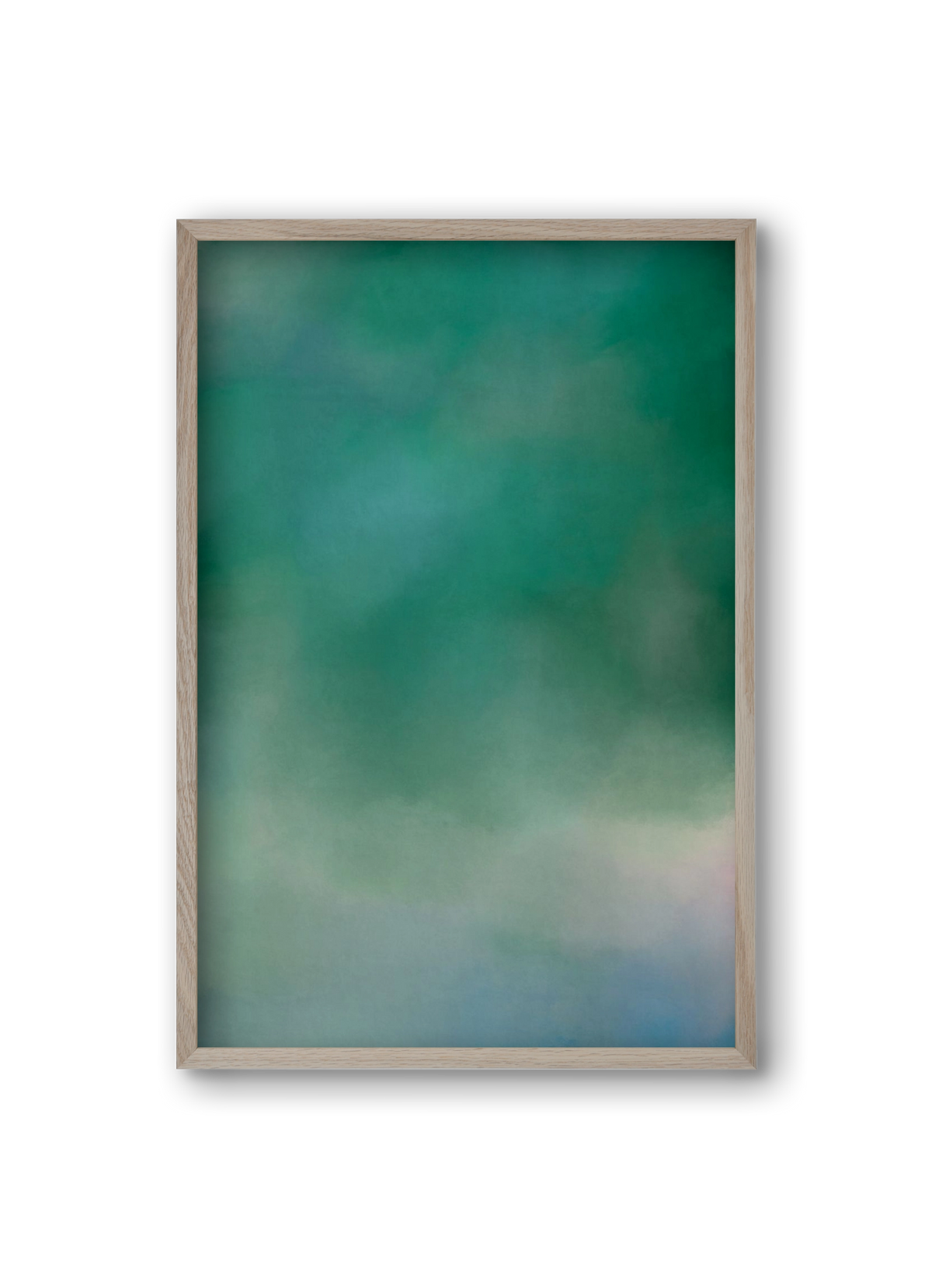 COLOR GRADIENT - 19, 20x30 cm (20x30 cm), Tölgy keret