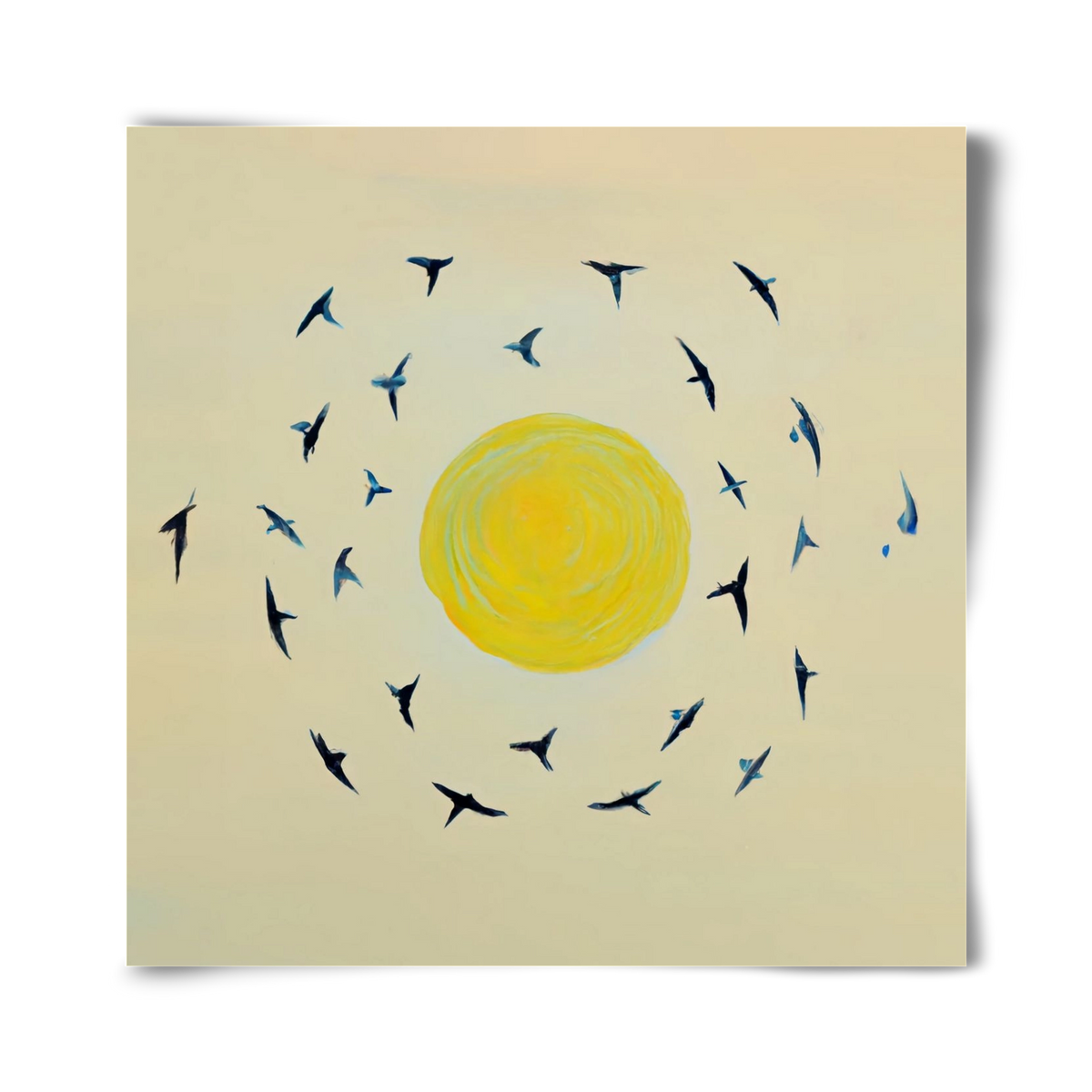 Fly away with me, 40x40 cm, Keret nélkül