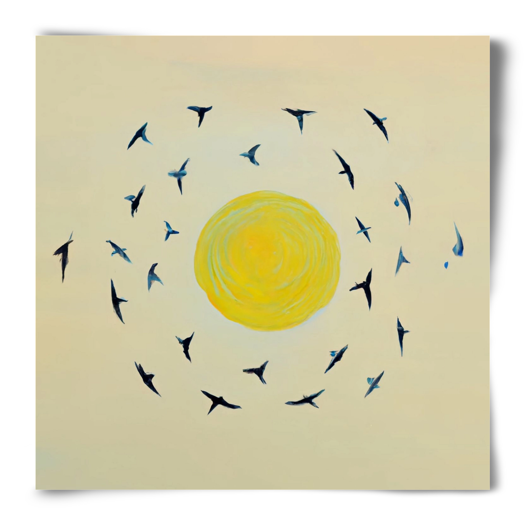 Fly away with me, 50x50 cm, Keret nélkül