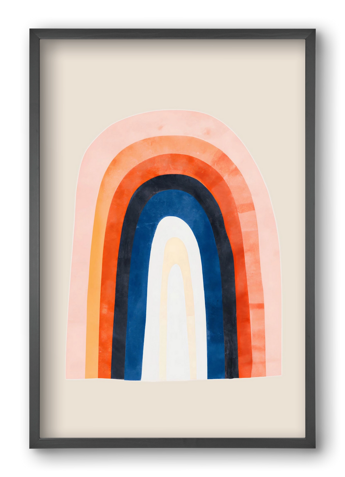 Over the rainbow, 40x60 cm (40x60 cm), Fekete keret