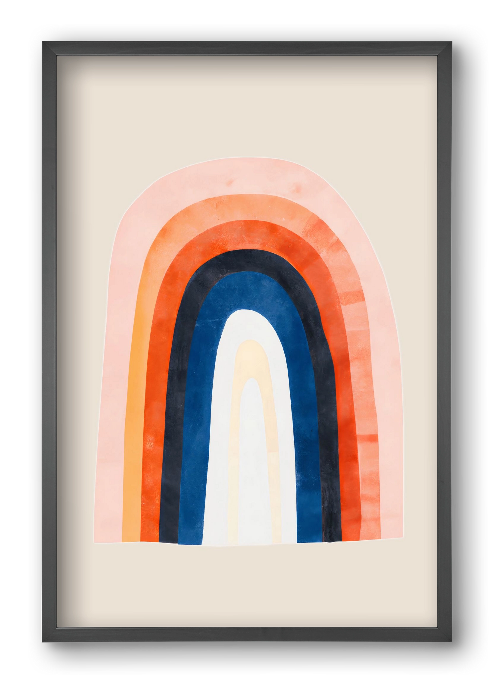 Over the rainbow, 40x60 cm (40x60 cm), Fekete keret