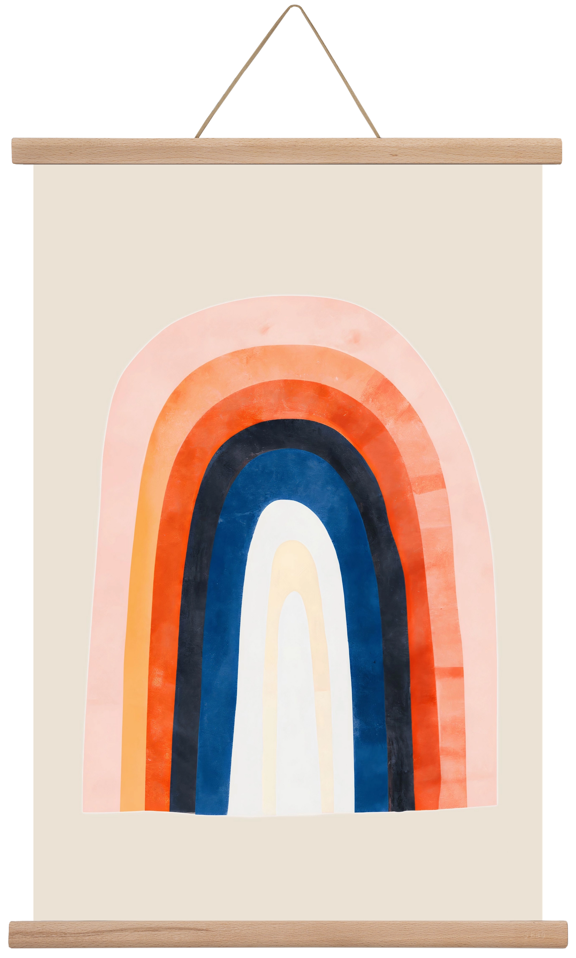 Over the rainbow, 40x60 cm (40x60 cm), Tölgy akasztó