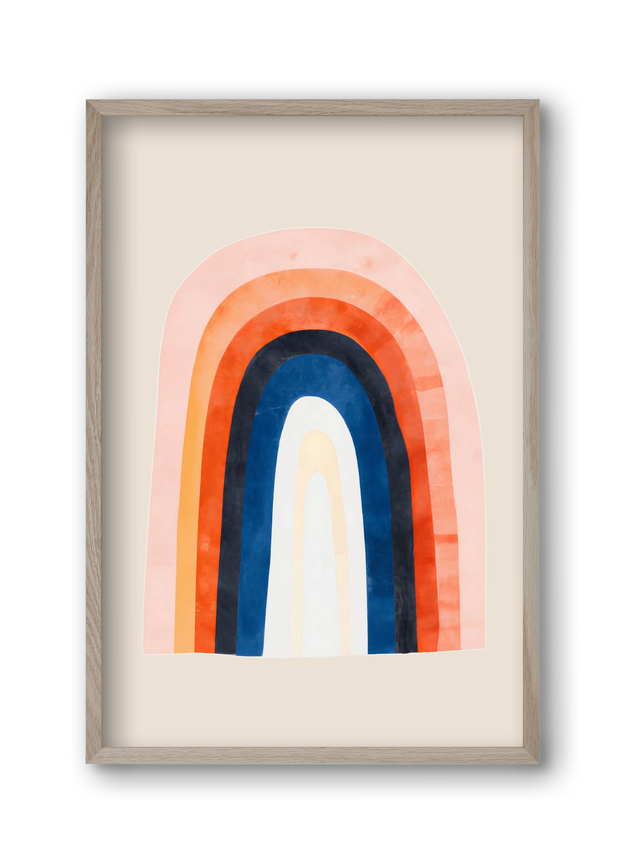 Over the rainbow, 30x45 cm (30x45 cm), Tölgy keret