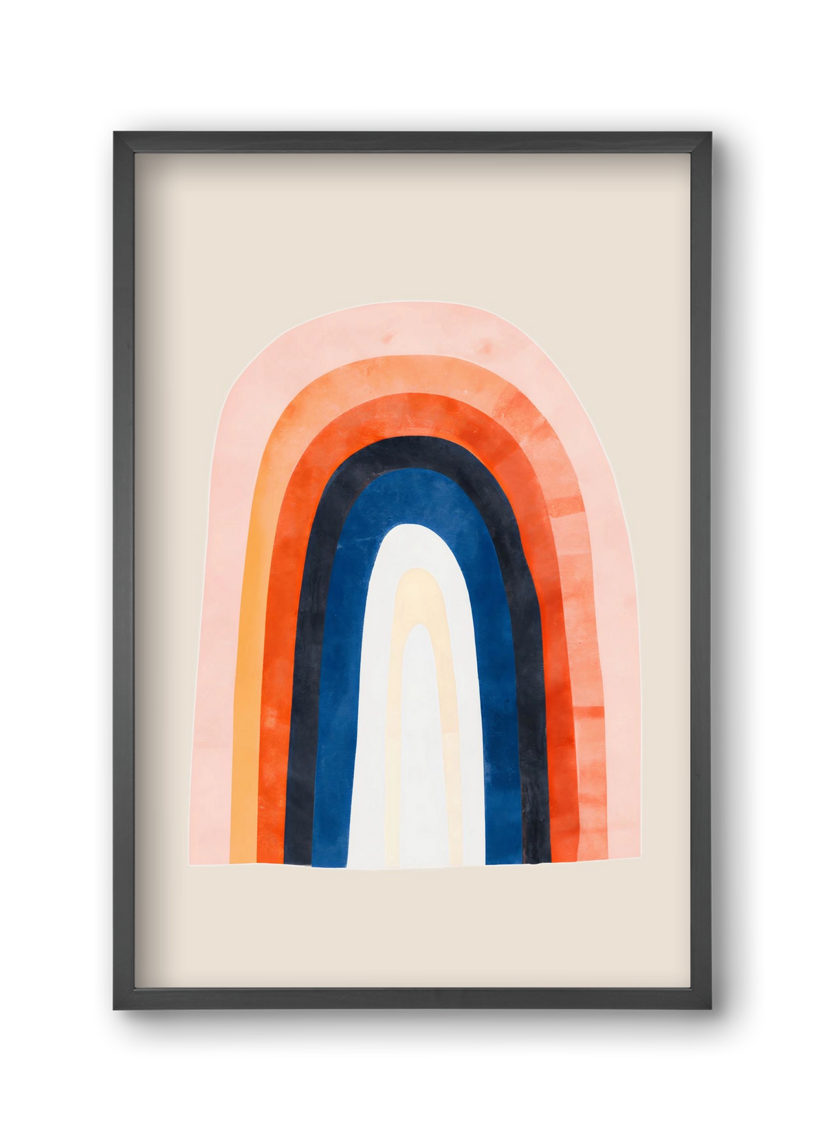 Over the rainbow, 30x45 cm (30x45 cm), Fekete keret