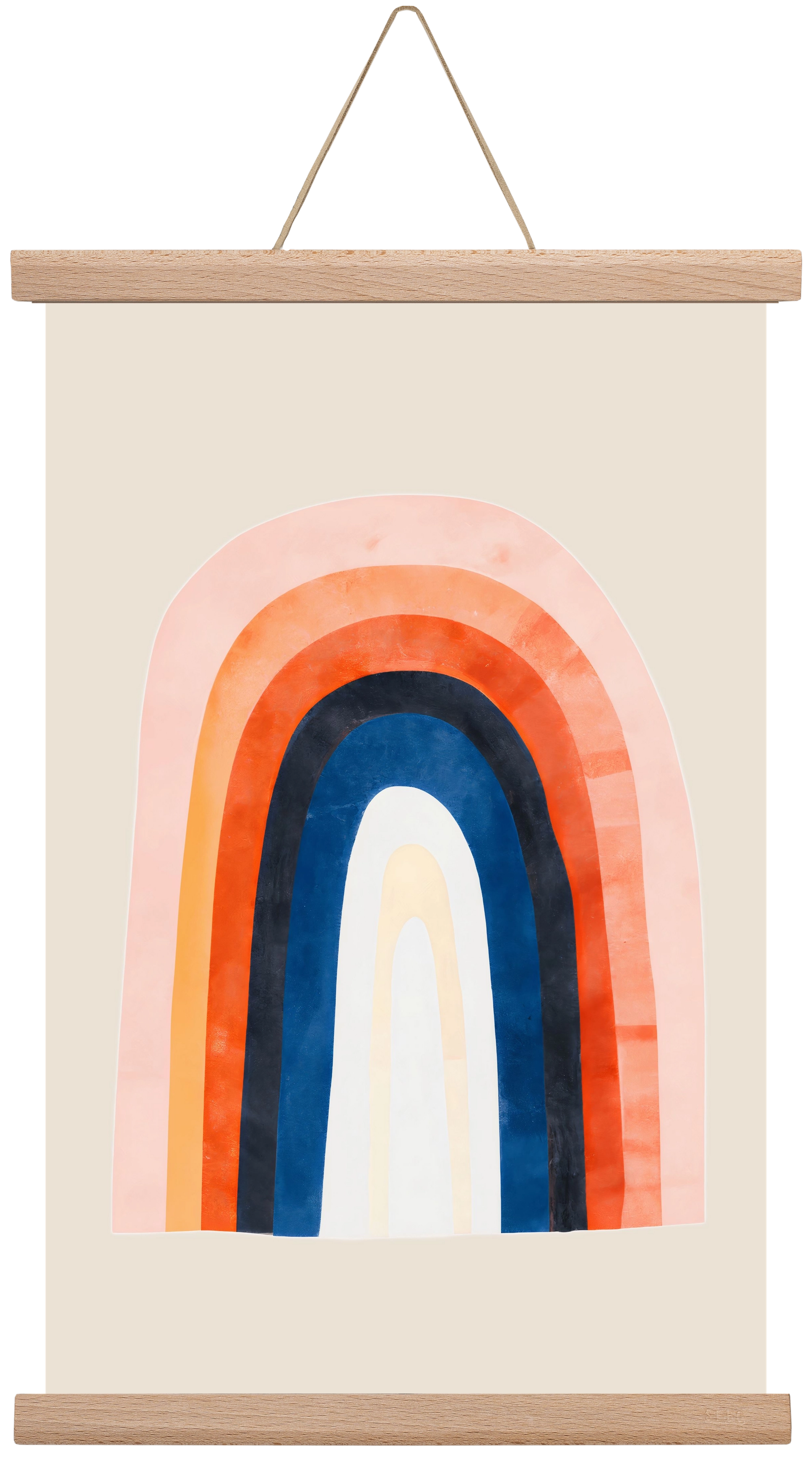 Over the rainbow, 30x45 cm (30x45 cm), Tölgy akasztó