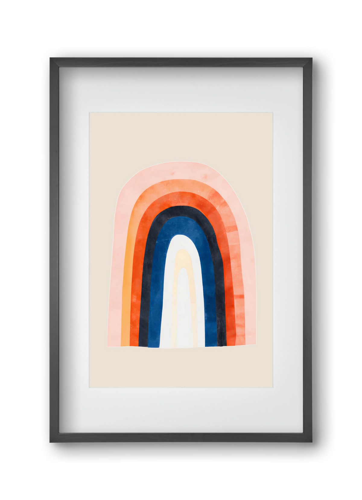 Over the rainbow, 30x45 cm (20x30 cm), Fekete keret, paszpartuval