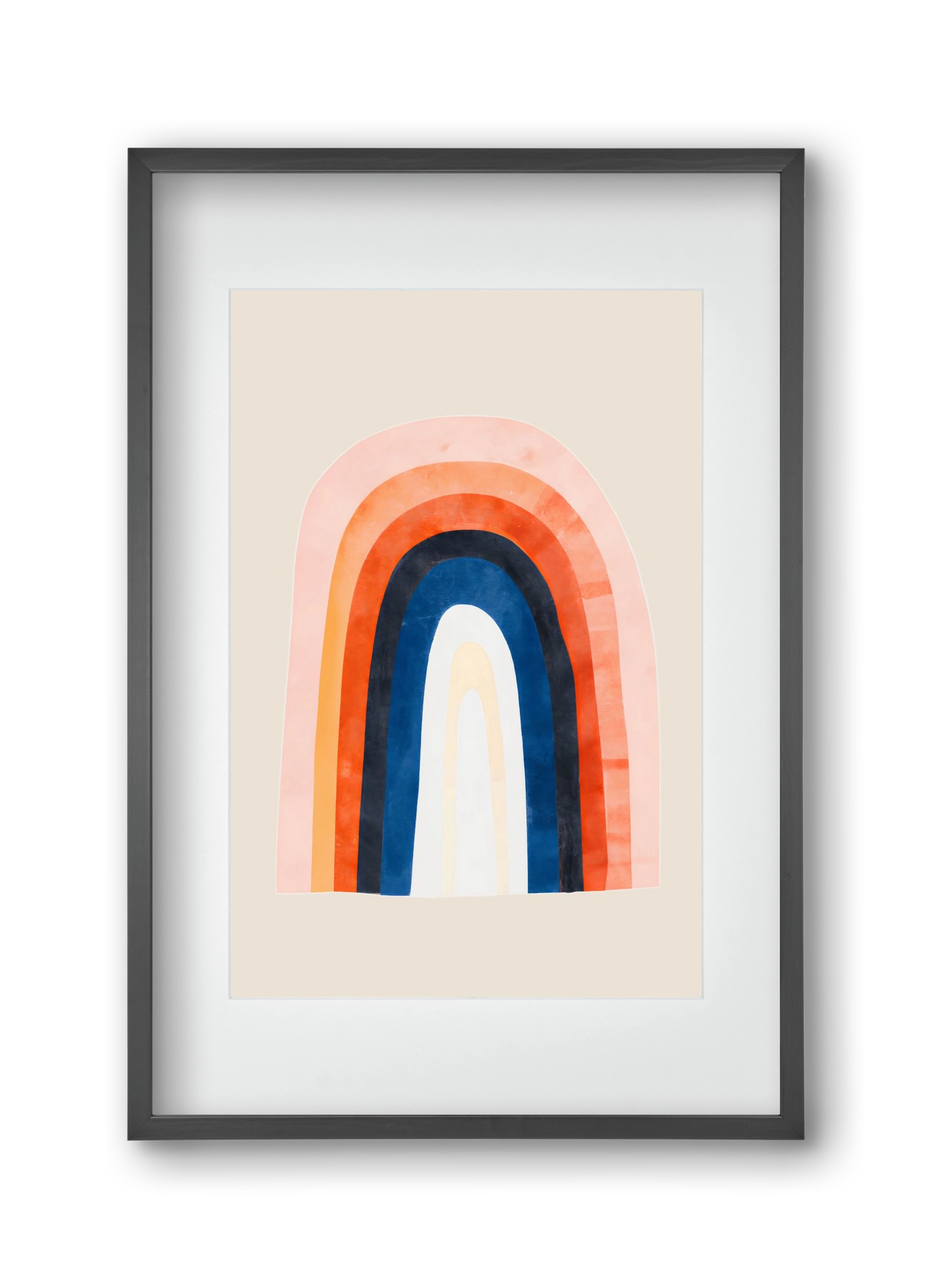 Over the rainbow, 30x45 cm (20x30 cm), Fekete keret, paszpartuval