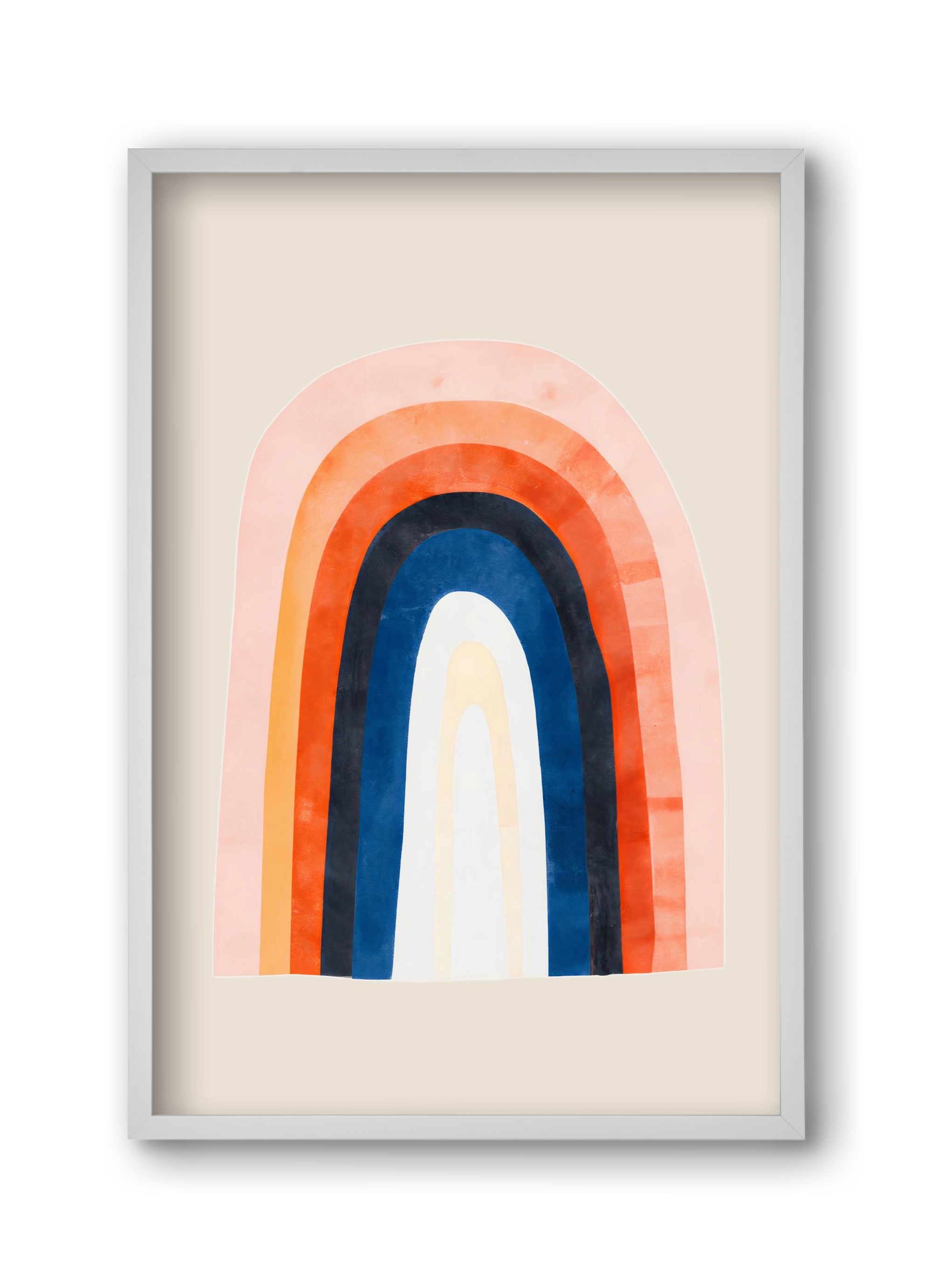 Over the rainbow, 30x45 cm (30x45 cm), Fehér keret