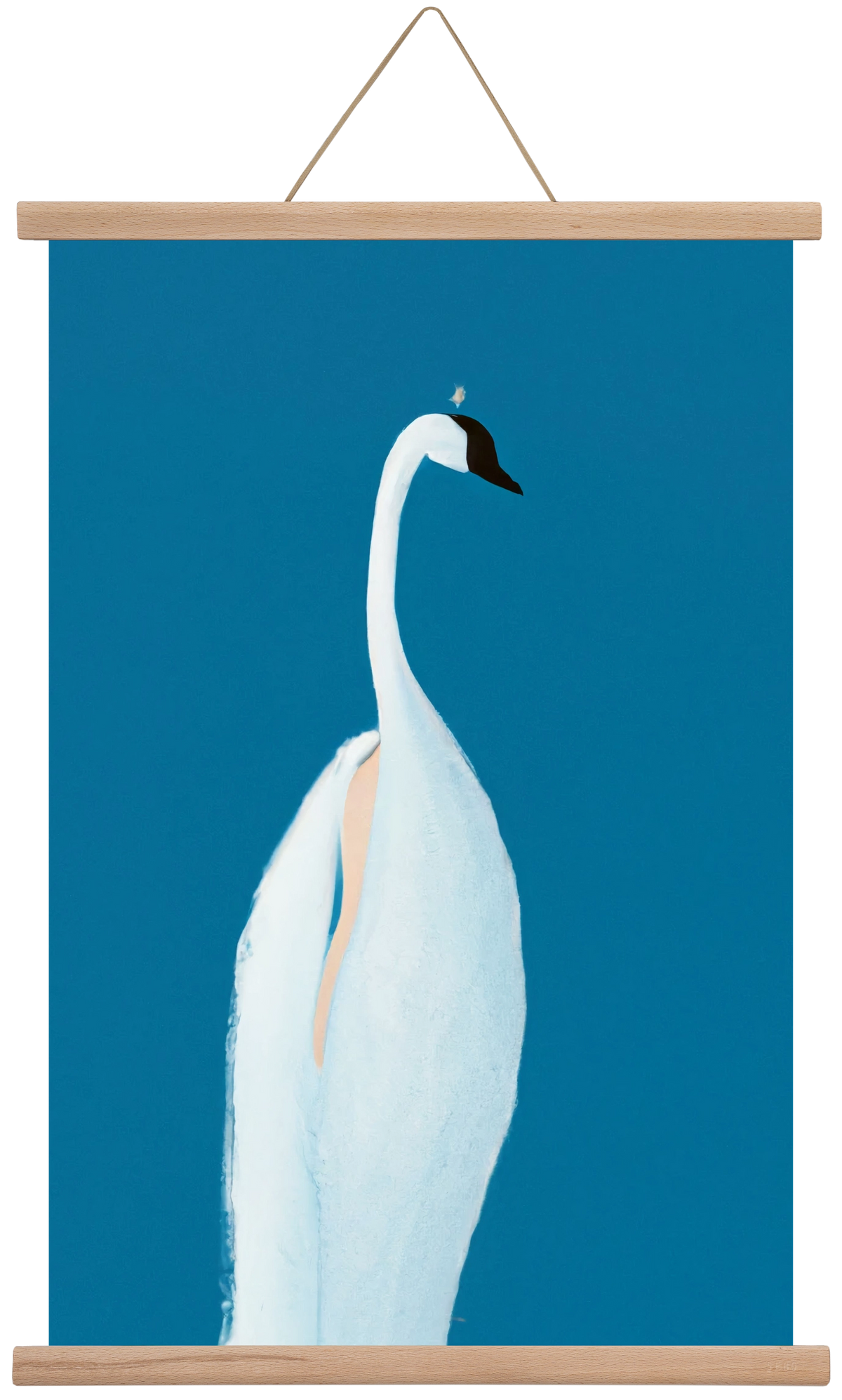 Swan maybe, 40x60 cm (40x60 cm), Tölgy akasztó