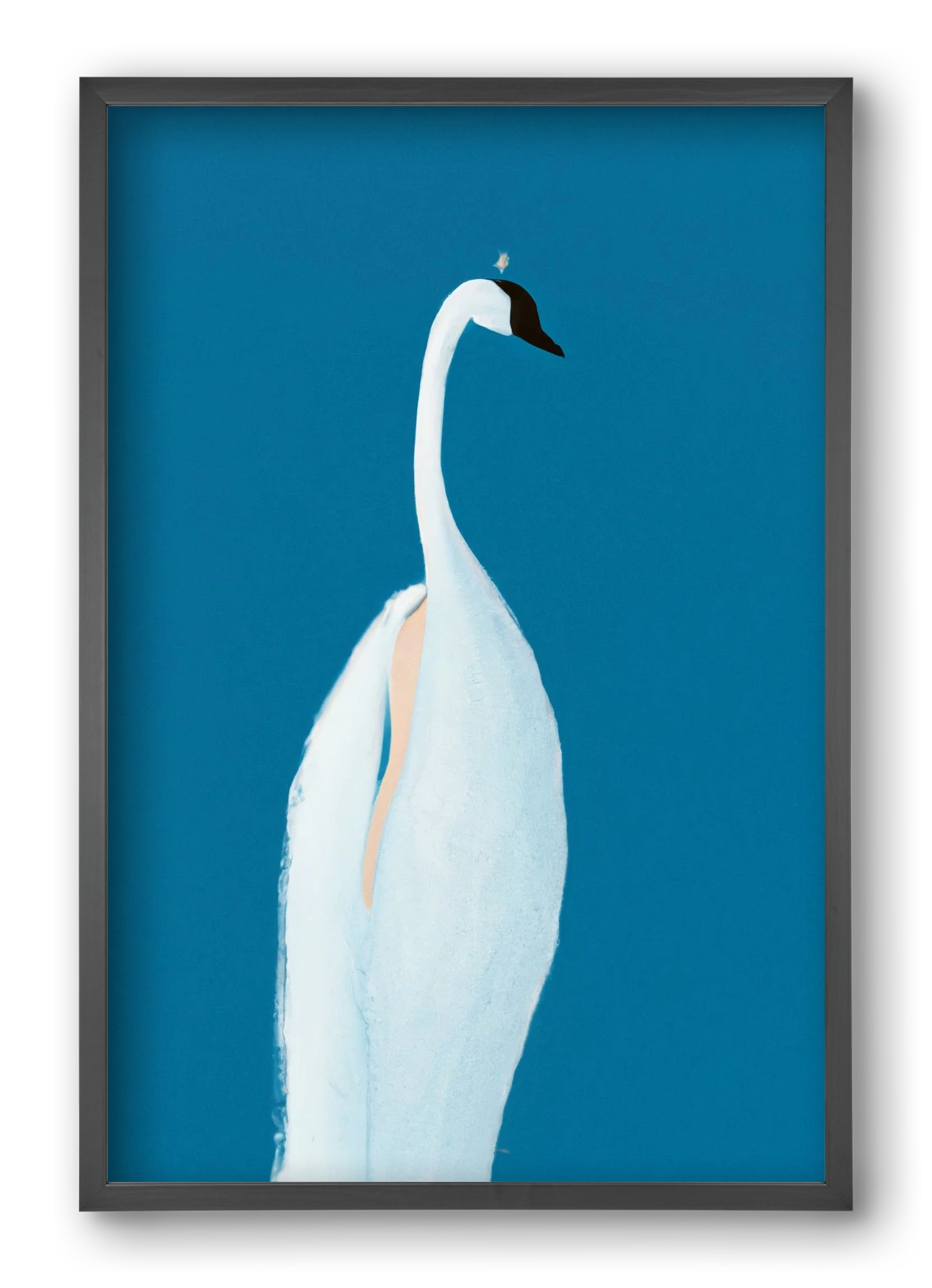 Swan maybe, 40x60 cm (40x60 cm), Fekete keret