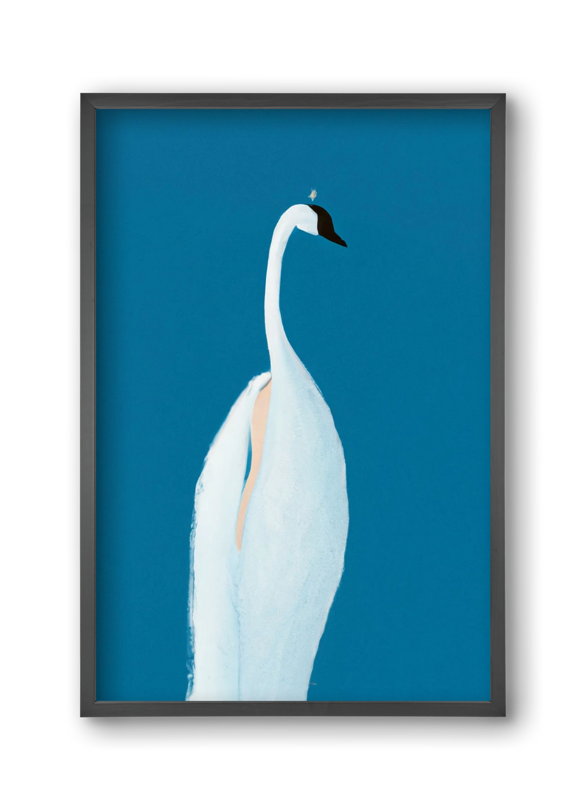 Swan maybe, 30x45 cm (30x45 cm), Fekete keret