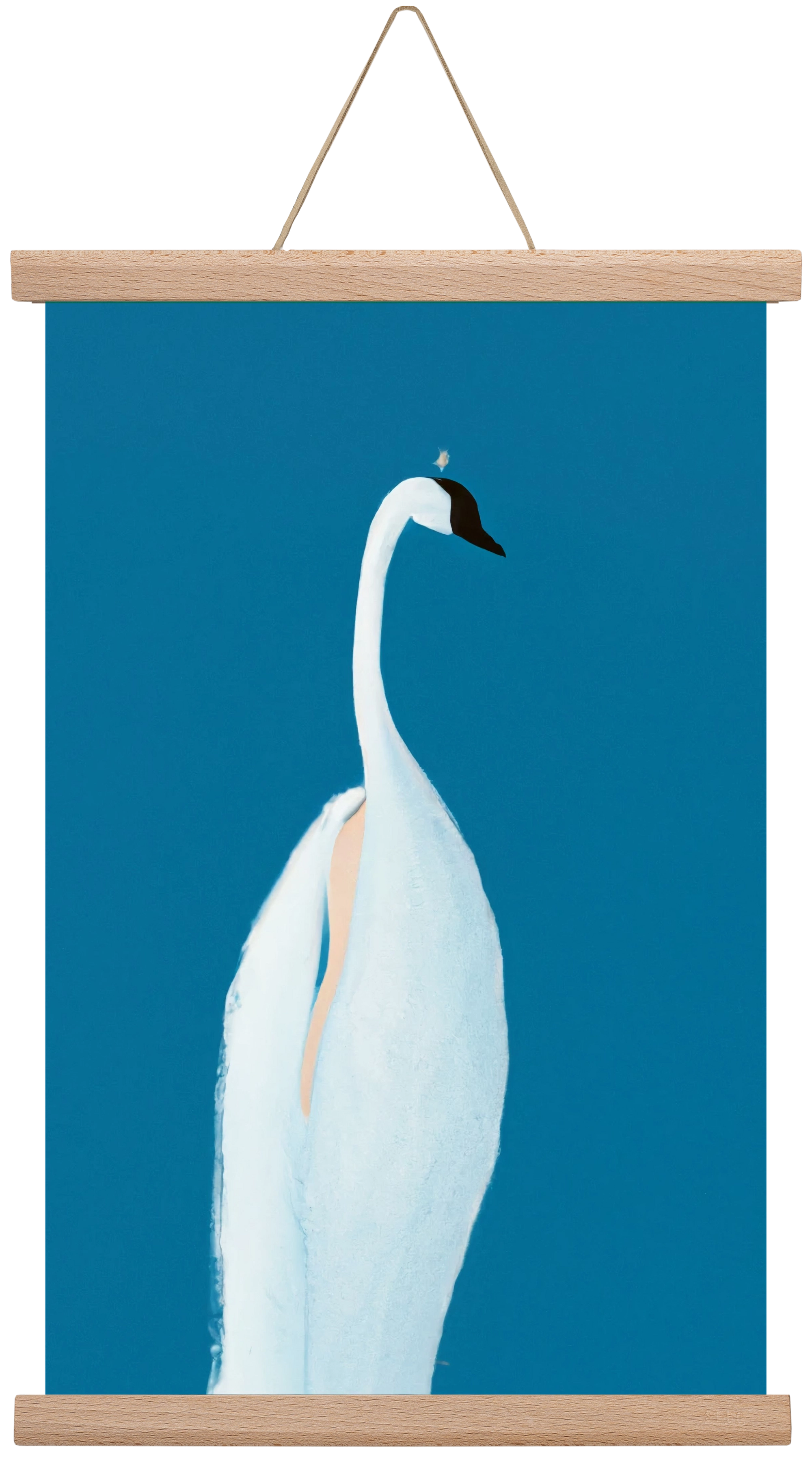 Swan maybe, 30x45 cm (30x45 cm), Tölgy akasztó