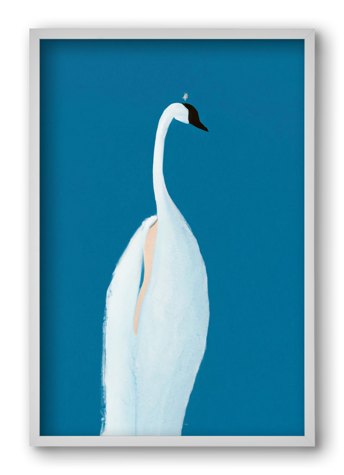 Swan maybe, 40x60 cm (40x60 cm), Fehér keret