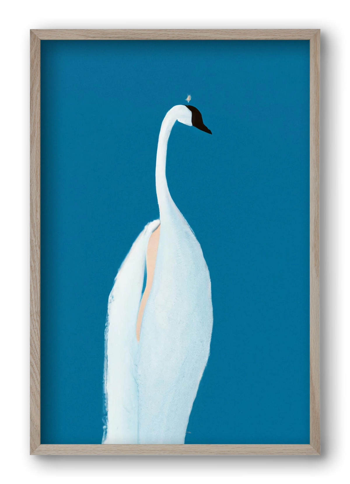 Swan maybe, 40x60 cm (40x60 cm), Tölgy keret