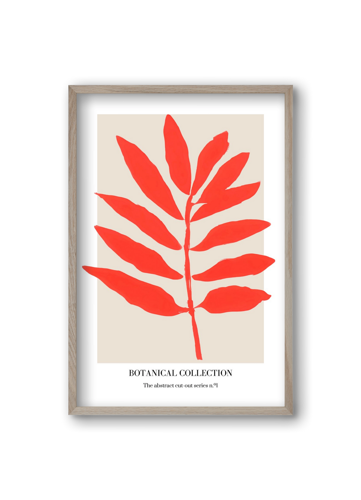 Botanical collection 1, 20x30 cm (20x30 cm), Tölgy keret