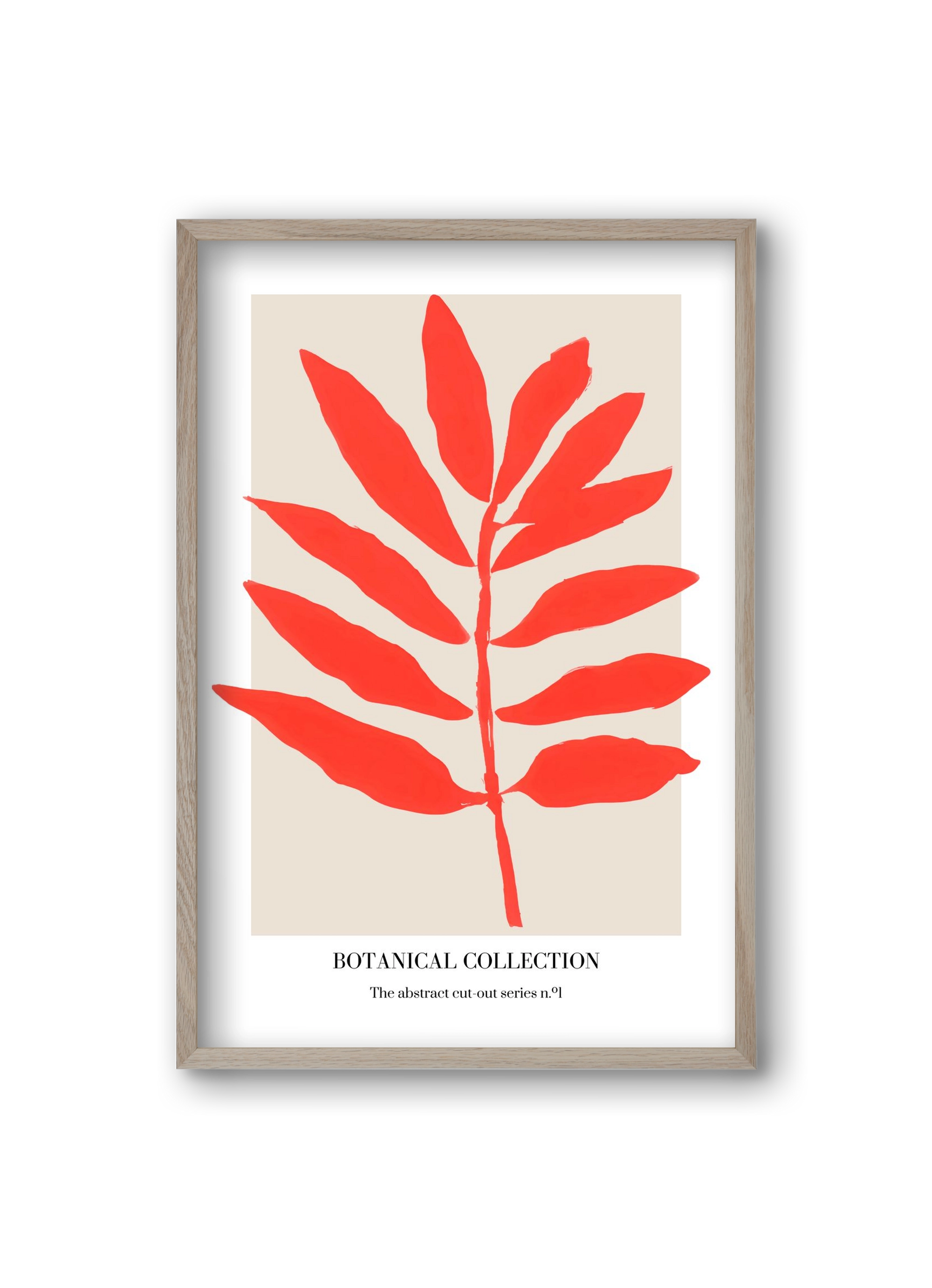 Botanical collection 1, 20x30 cm (20x30 cm), Tölgy keret