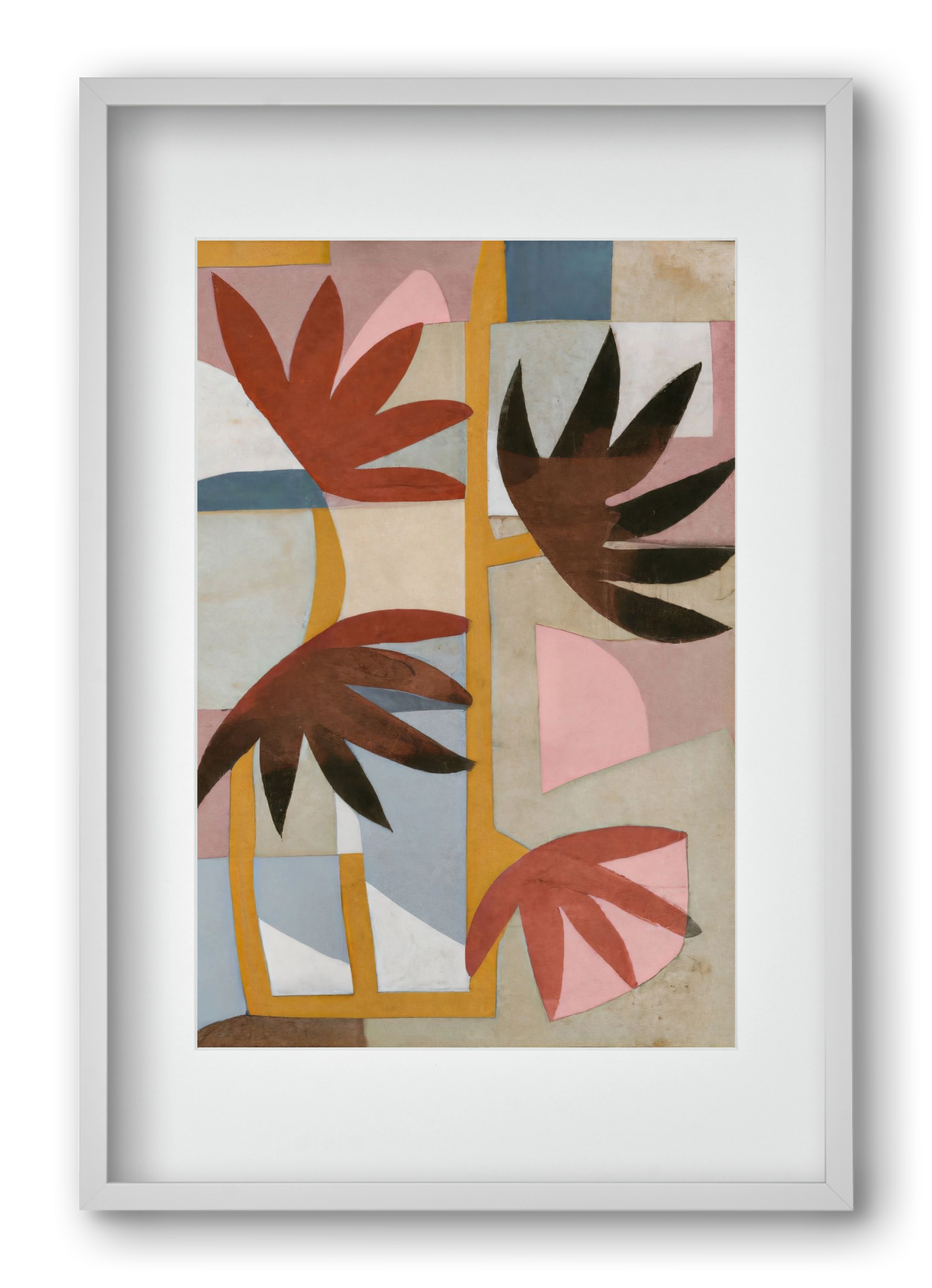 Flower safari, 40x60 cm (30x45 cm), Fehér keret, paszpartuval