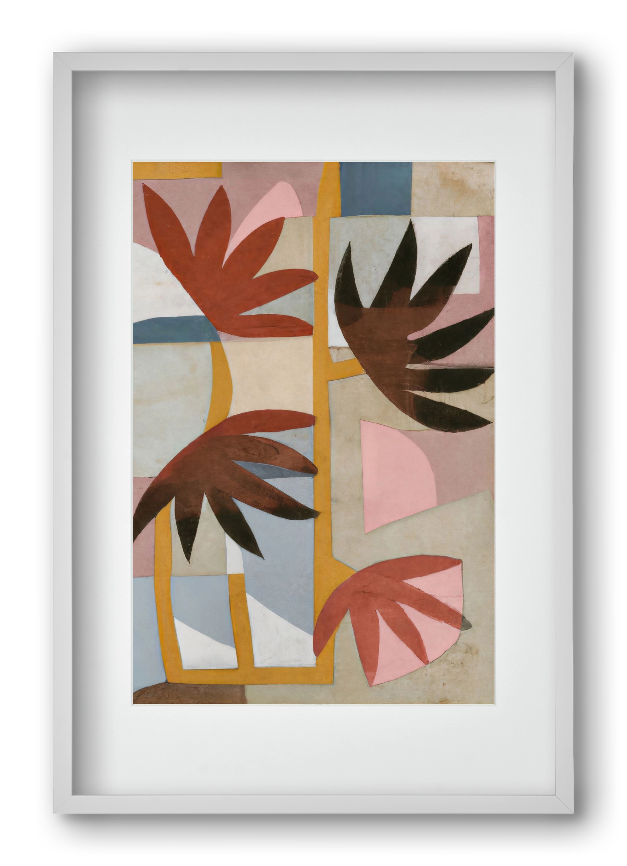 Flower safari, 40x60 cm (30x45 cm), Fehér keret, paszpartuval