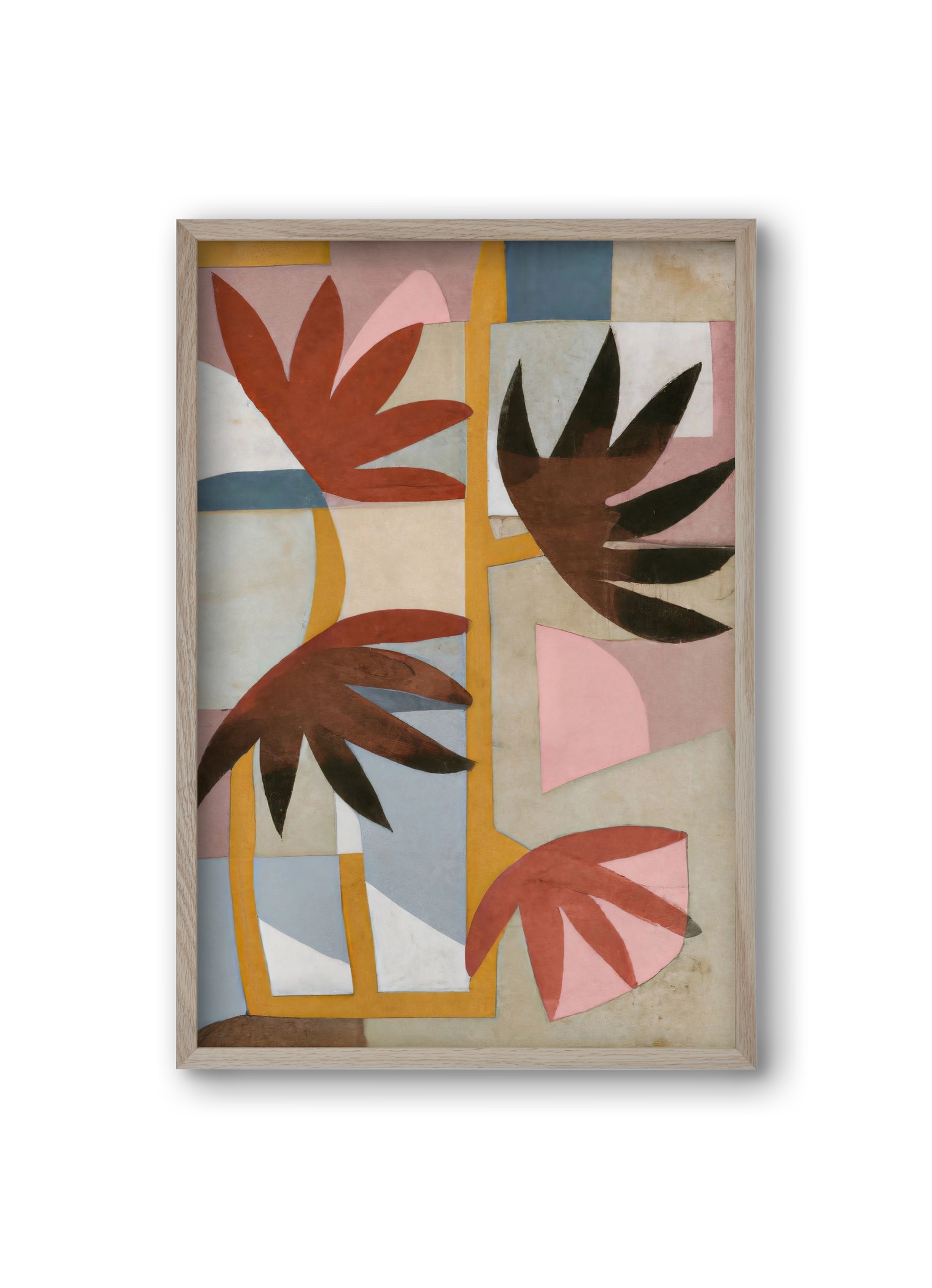 Flower safari, 20x30 cm (20x30 cm), Tölgy keret