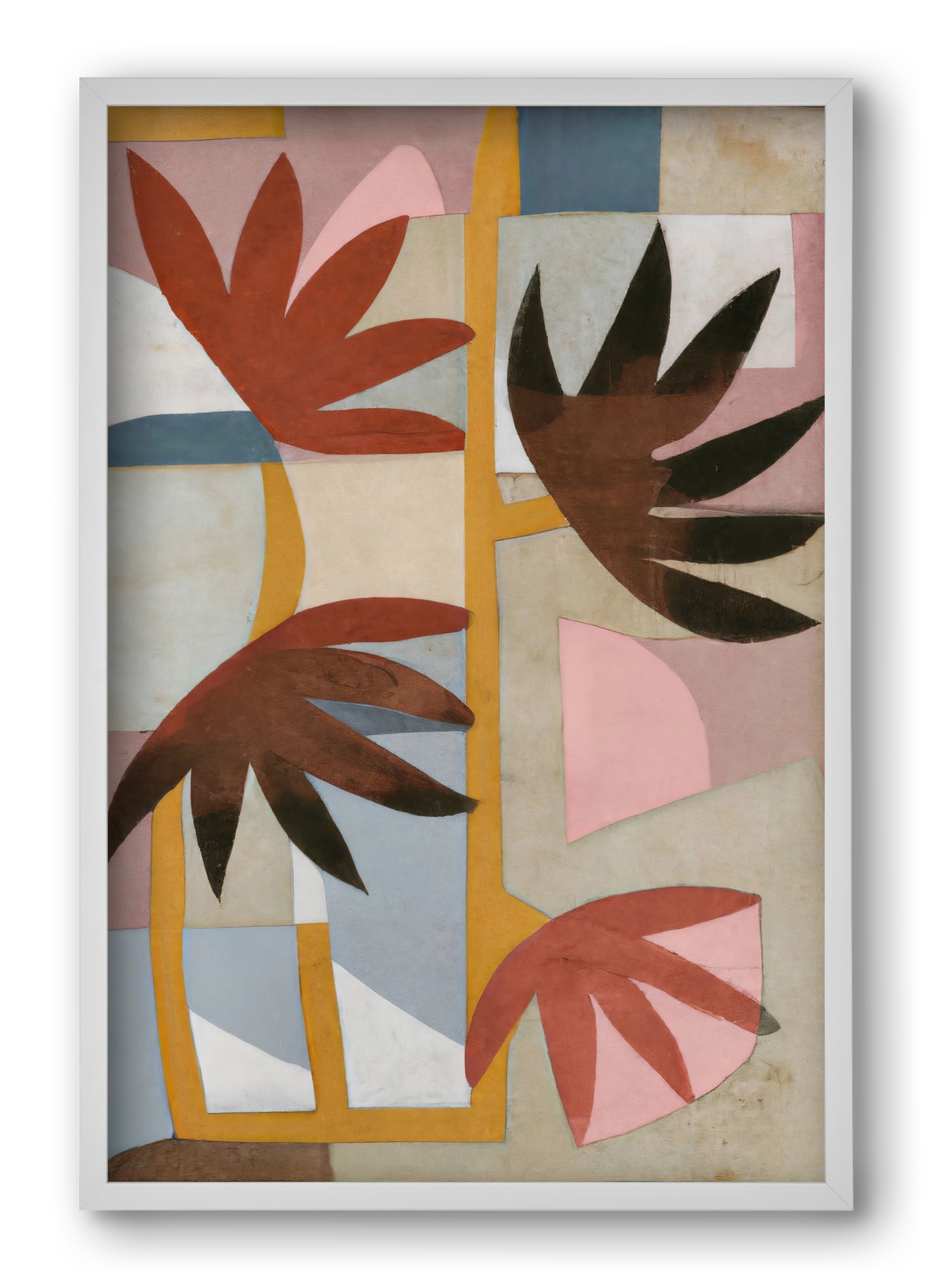 Flower safari, 40x60 cm (40x60 cm), Fehér keret