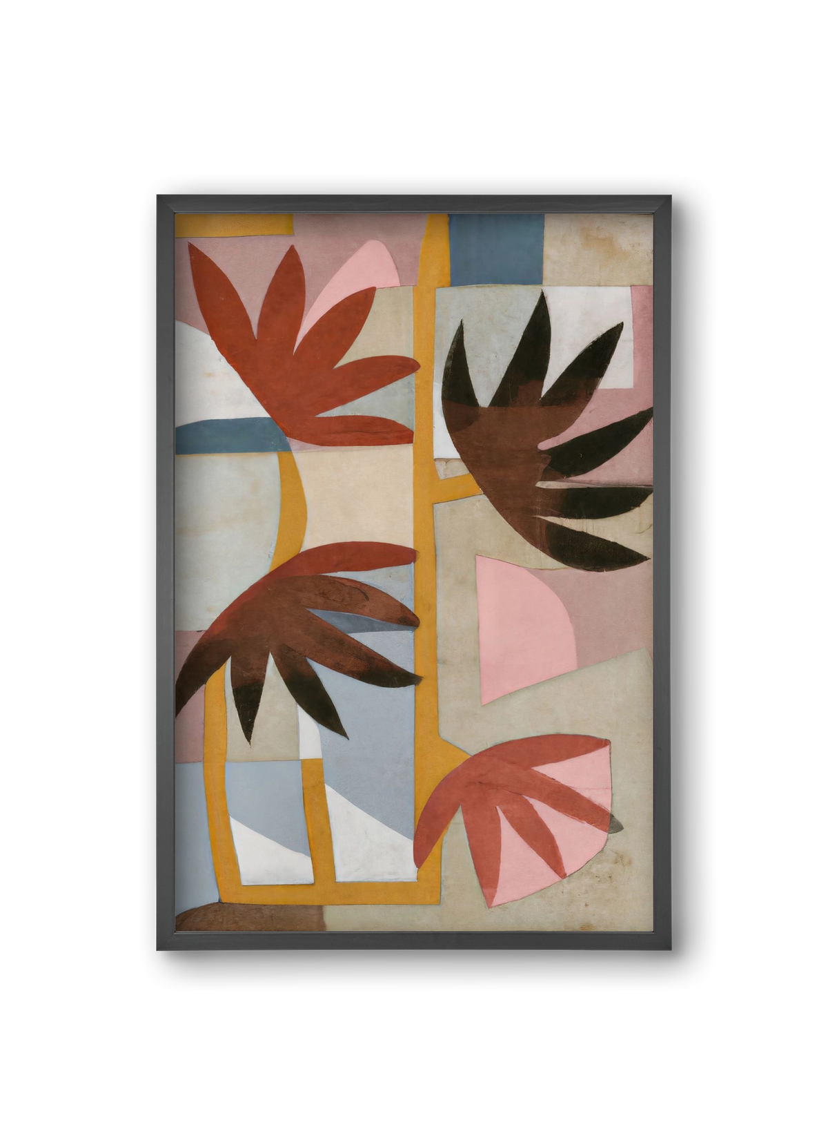 Flower safari, 20x30 cm (20x30 cm), Fekete keret