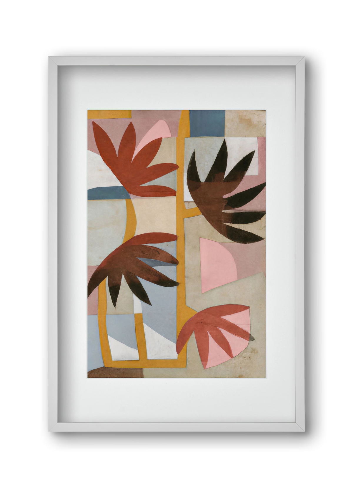 Flower safari, 30x45 cm (20x30 cm), Fehér keret, paszpartuval