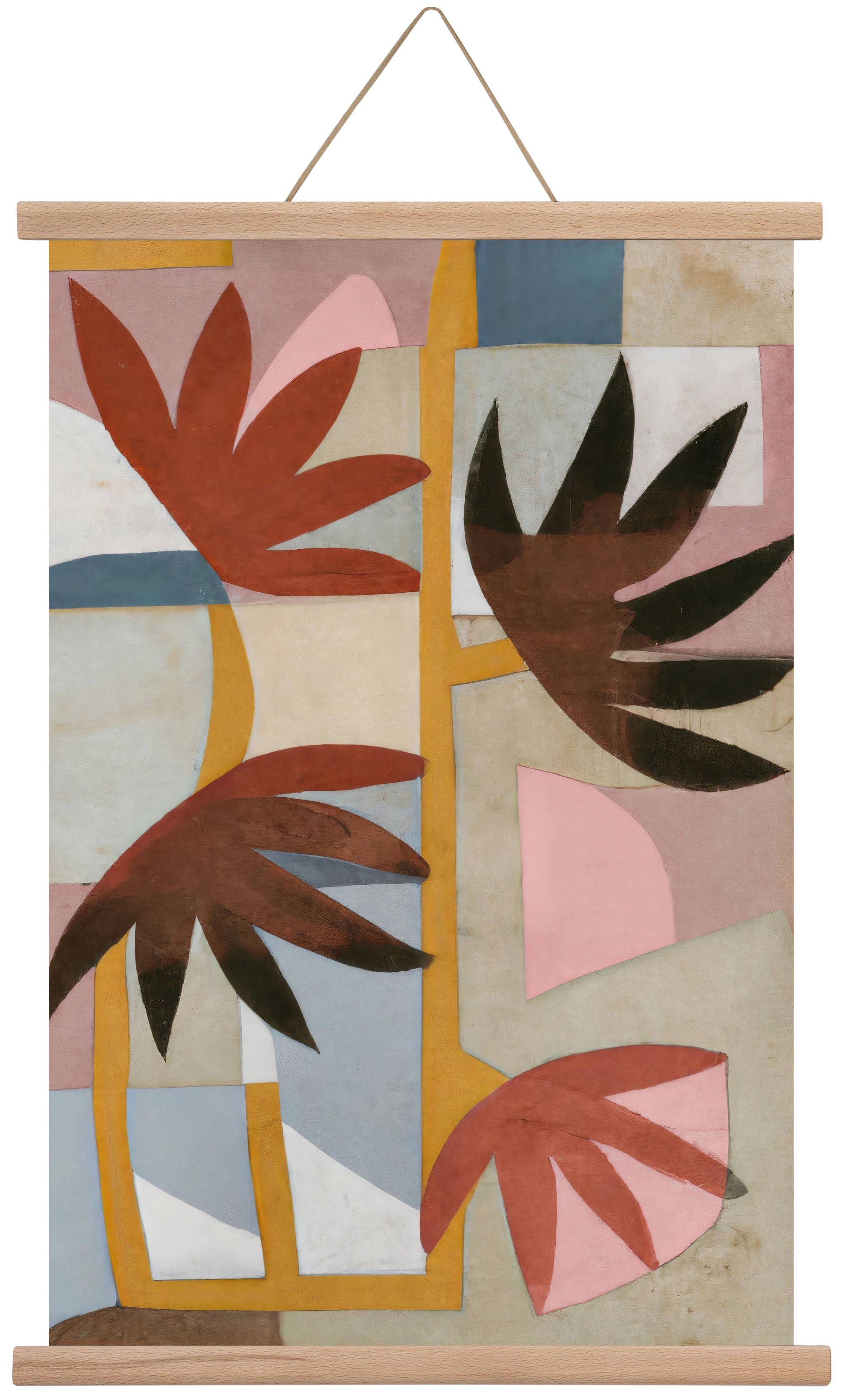 Flower safari, 40x60 cm (40x60 cm), Tölgy akasztó