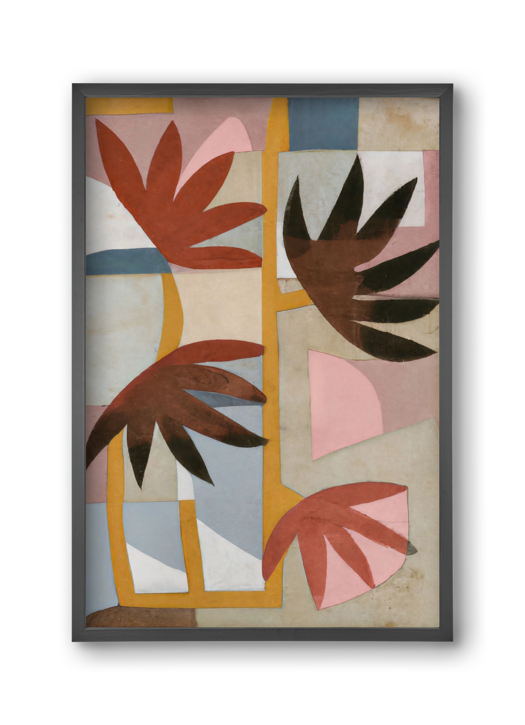 Flower safari, 30x45 cm (30x45 cm), Fekete keret