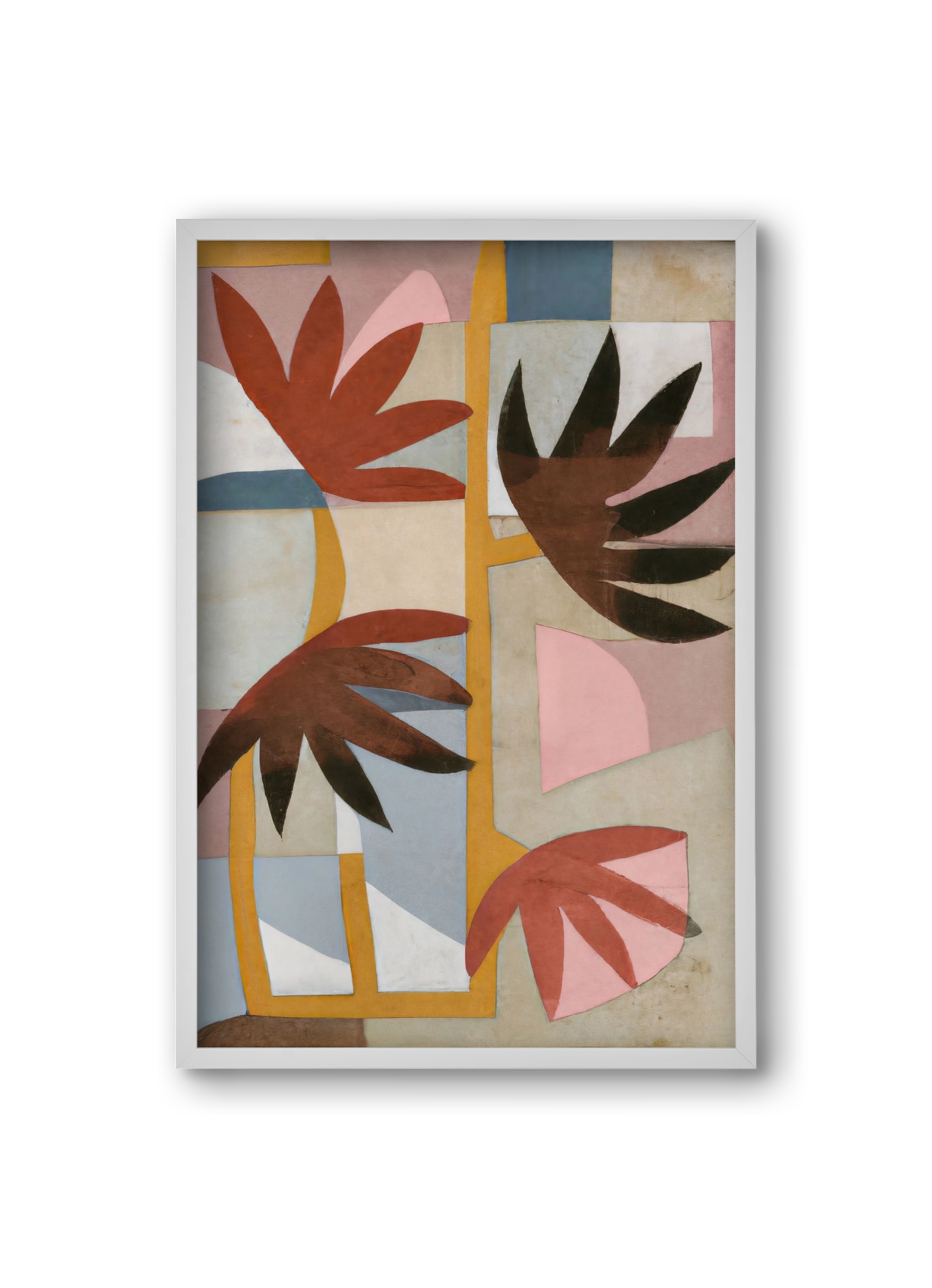 Flower safari, 20x30 cm (20x30 cm), Fehér keret