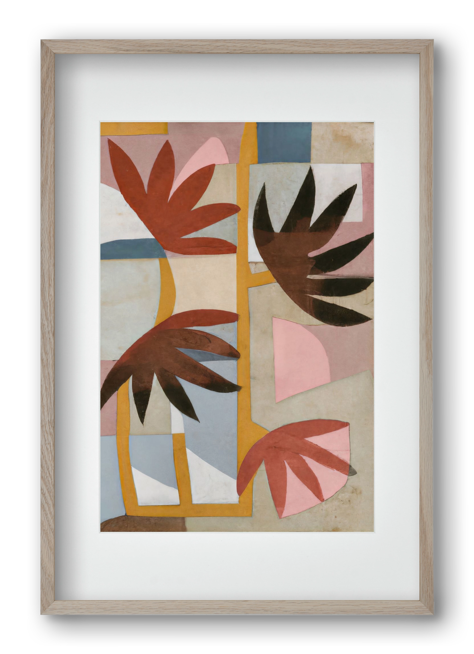 Flower safari, 40x60 cm (30x45 cm), Tölgy keret, paszpartuval