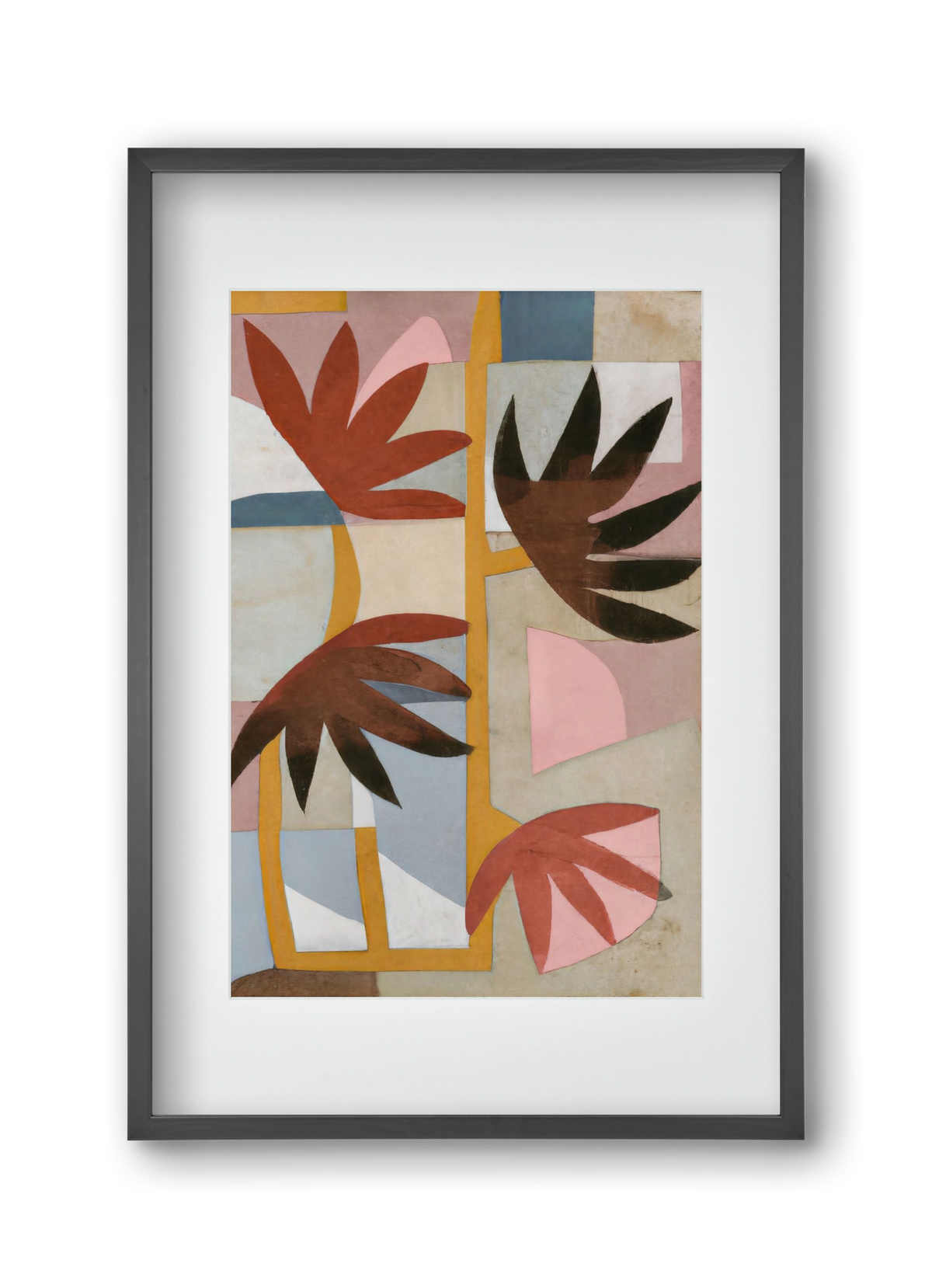 Flower safari, 30x45 cm (20x30 cm), Fekete keret, paszpartuval