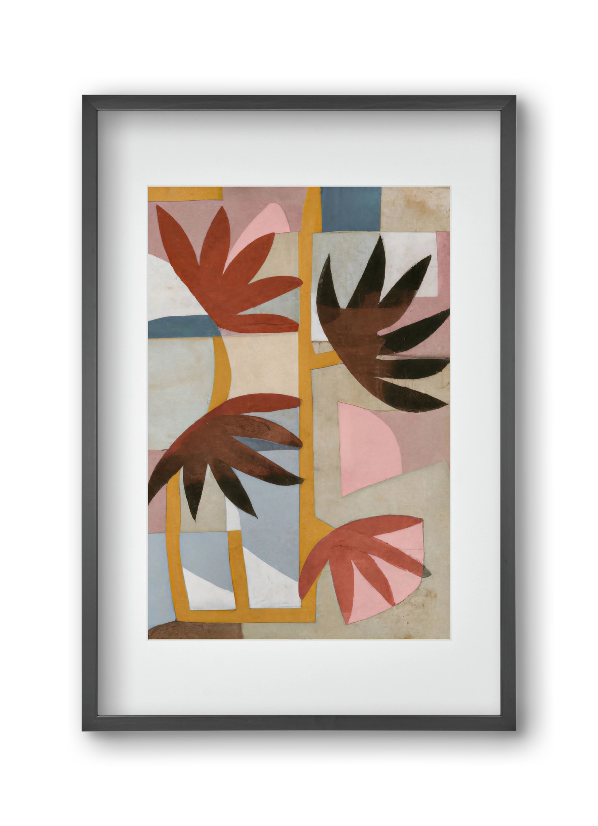 Flower safari, 30x45 cm (20x30 cm), Fekete keret, paszpartuval