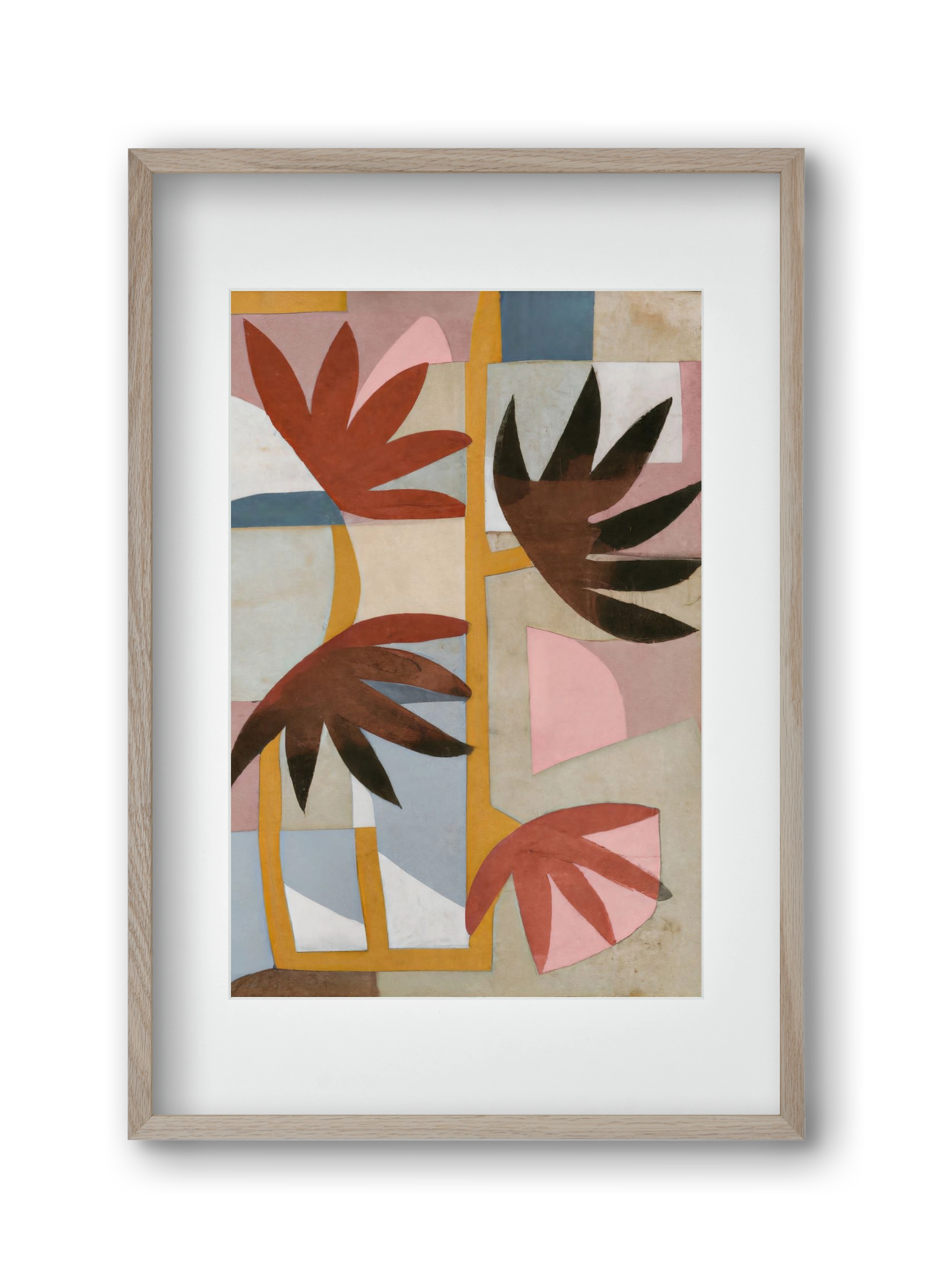 Flower safari, 30x45 cm (20x30 cm), Tölgy keret, paszpartuval