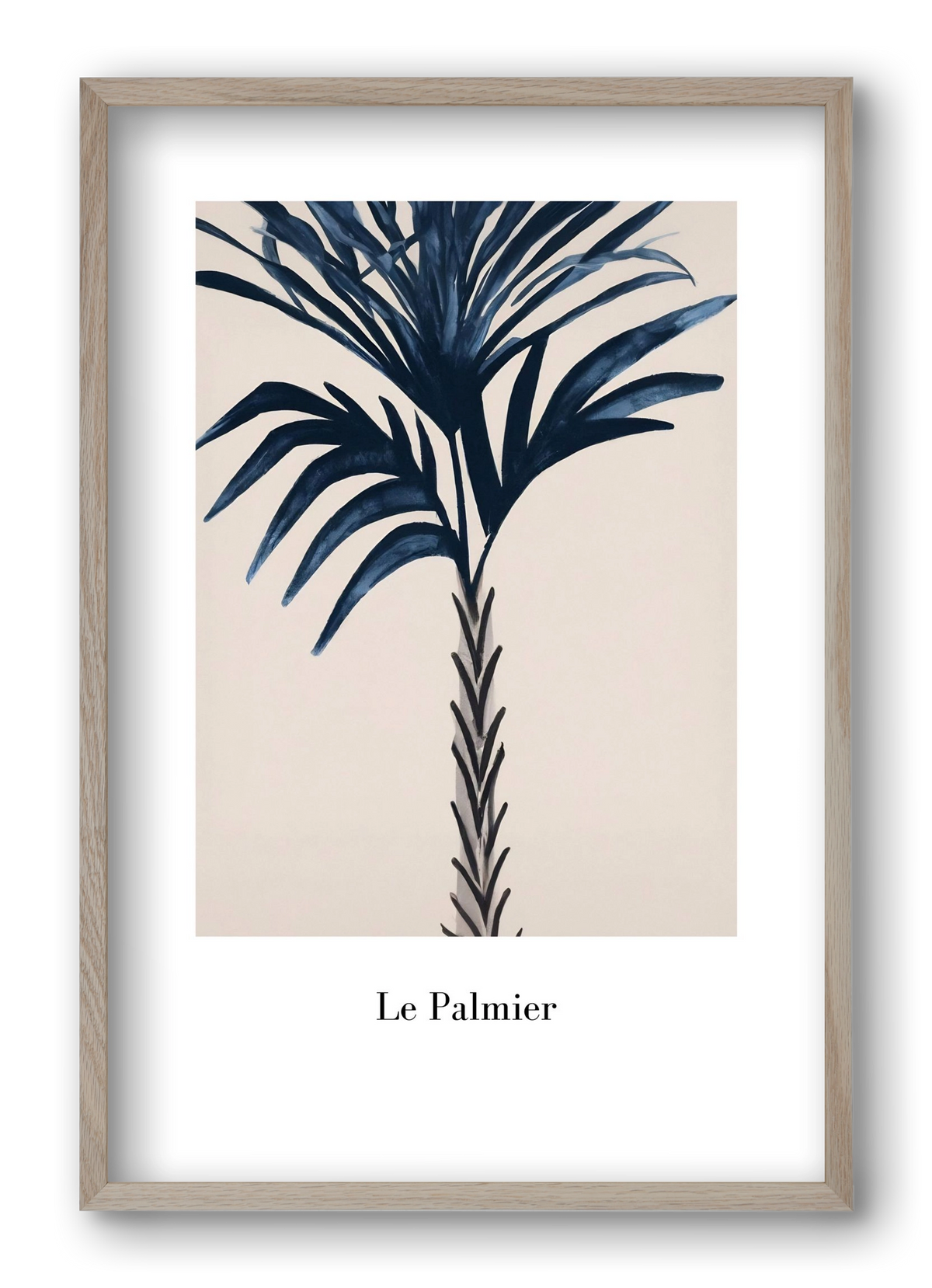 Le palmier, 40x60 cm (40x60 cm), Tölgy keret