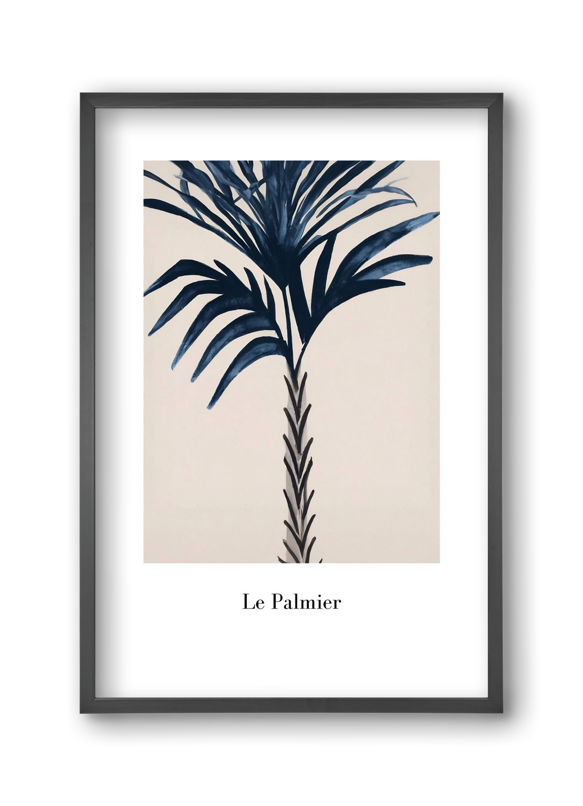 Le palmier, 30x45 cm (30x45 cm), Fekete keret