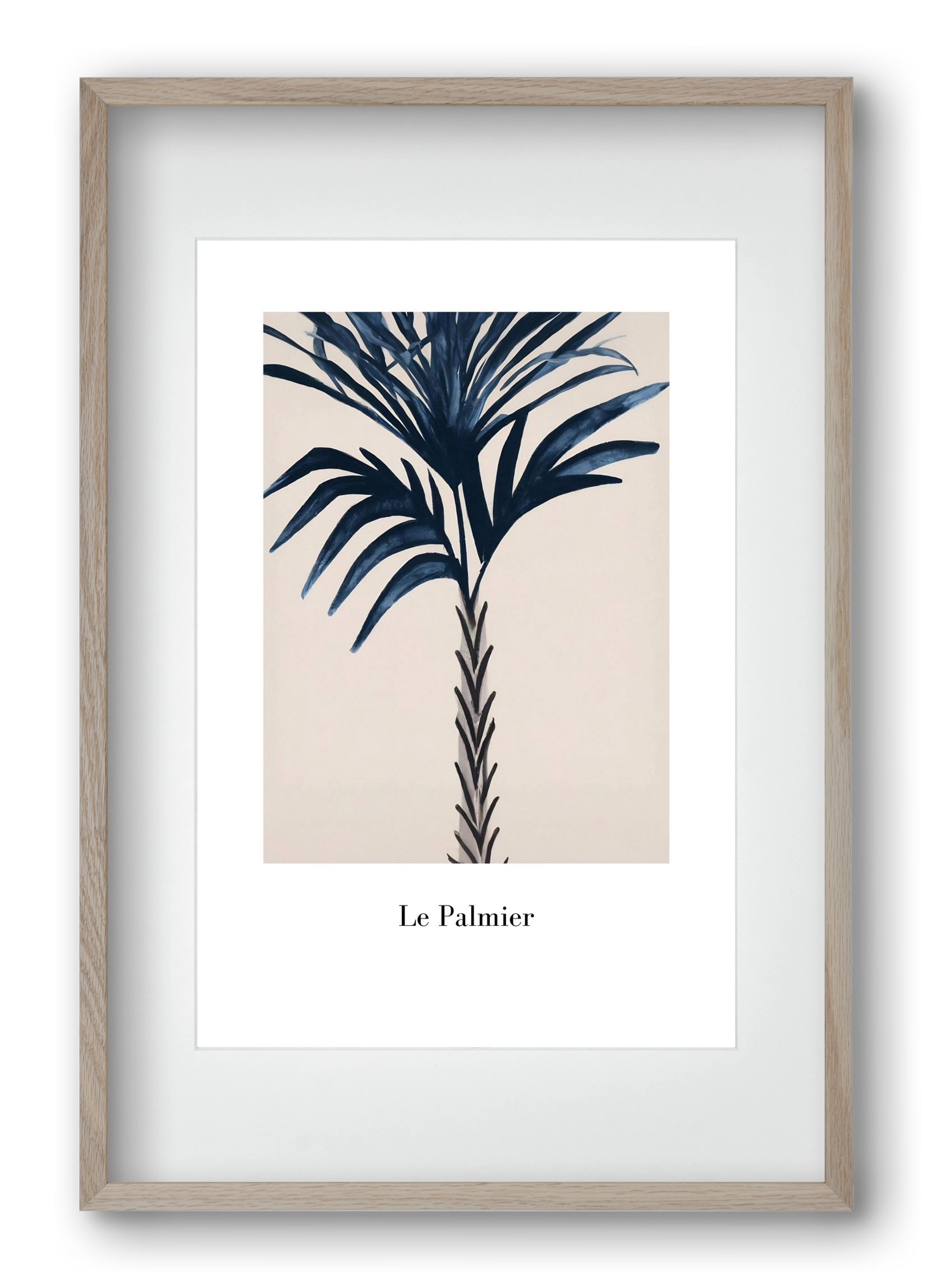 Le palmier, 40x60 cm (30x45 cm), Tölgy keret, paszpartuval