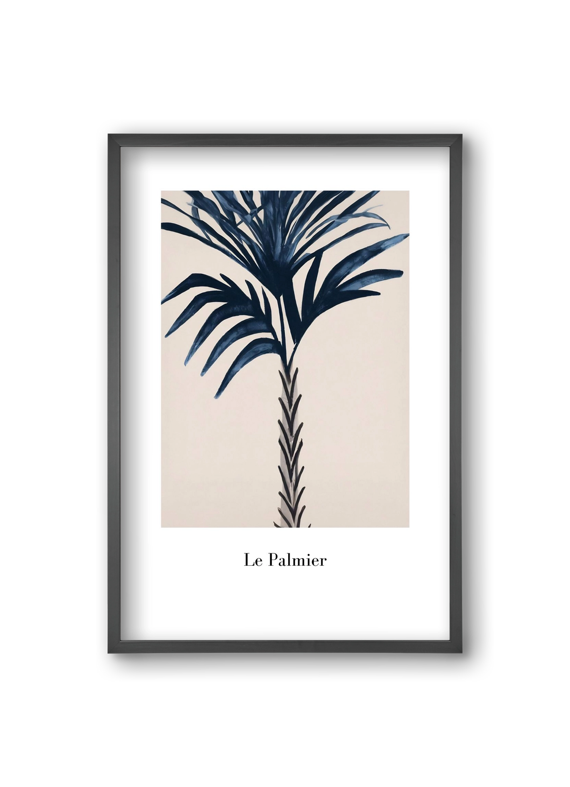 Le palmier, 20x30 cm (20x30 cm), Fekete keret