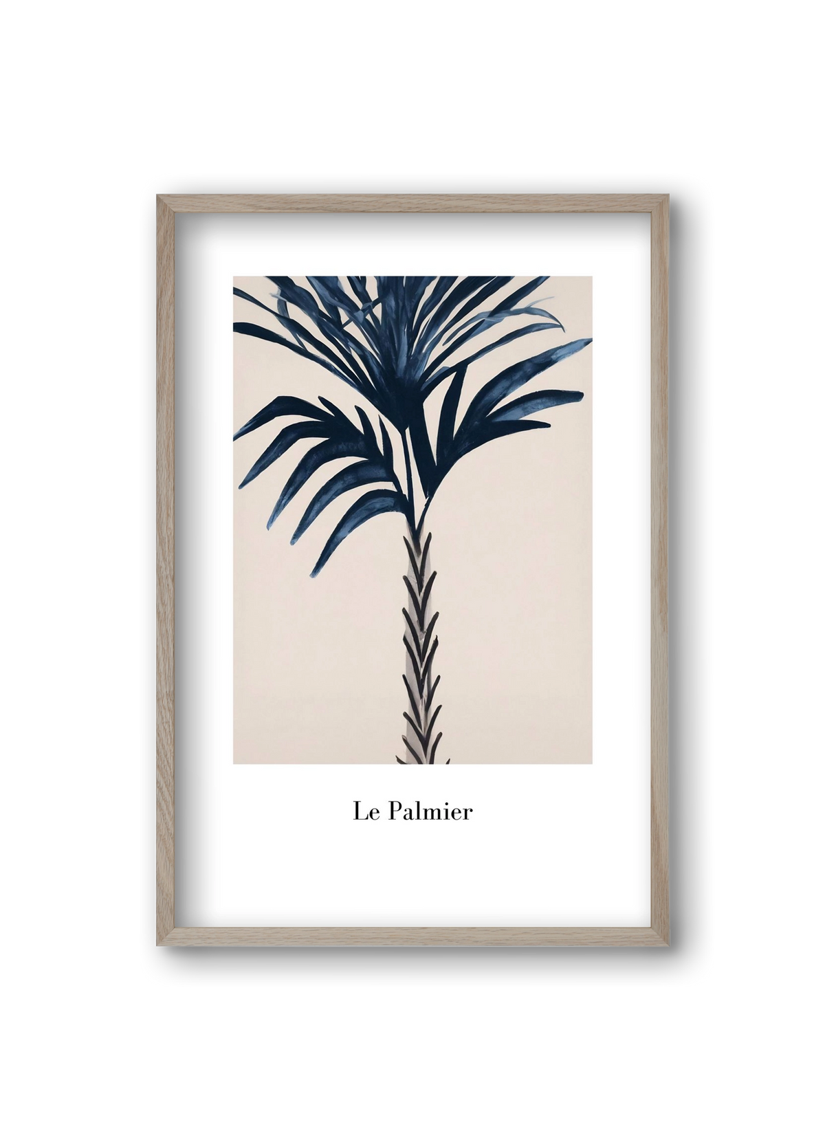 Le palmier, 20x30 cm (20x30 cm), Tölgy keret