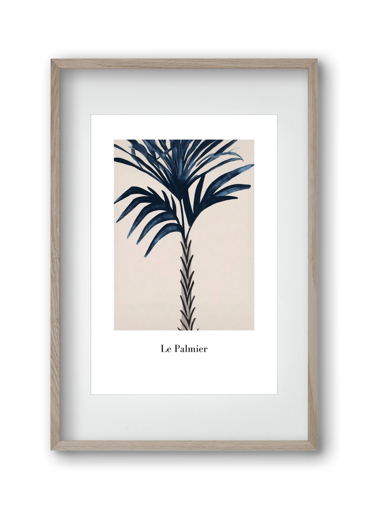 Le palmier, 30x45 cm (20x30 cm), Tölgy keret, paszpartuval