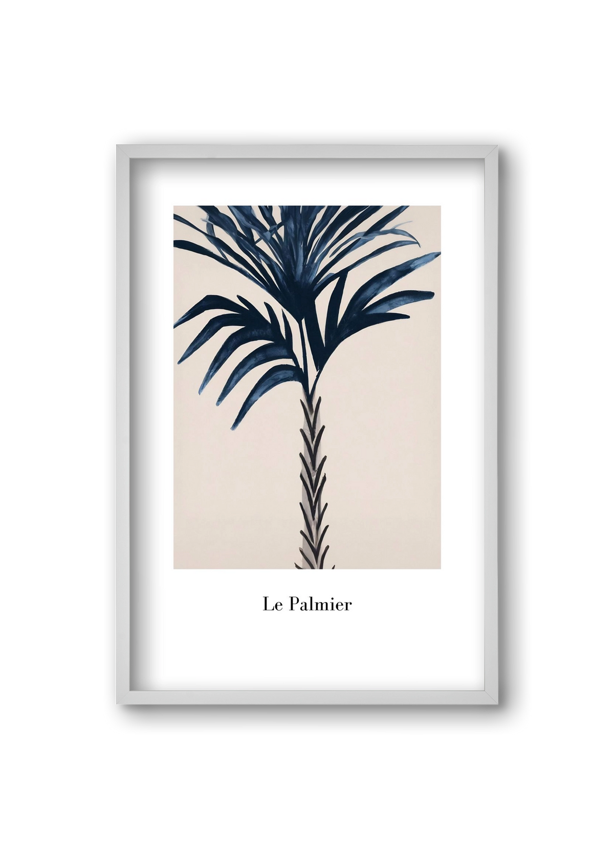 Le palmier, 20x30 cm (20x30 cm), Fehér keret