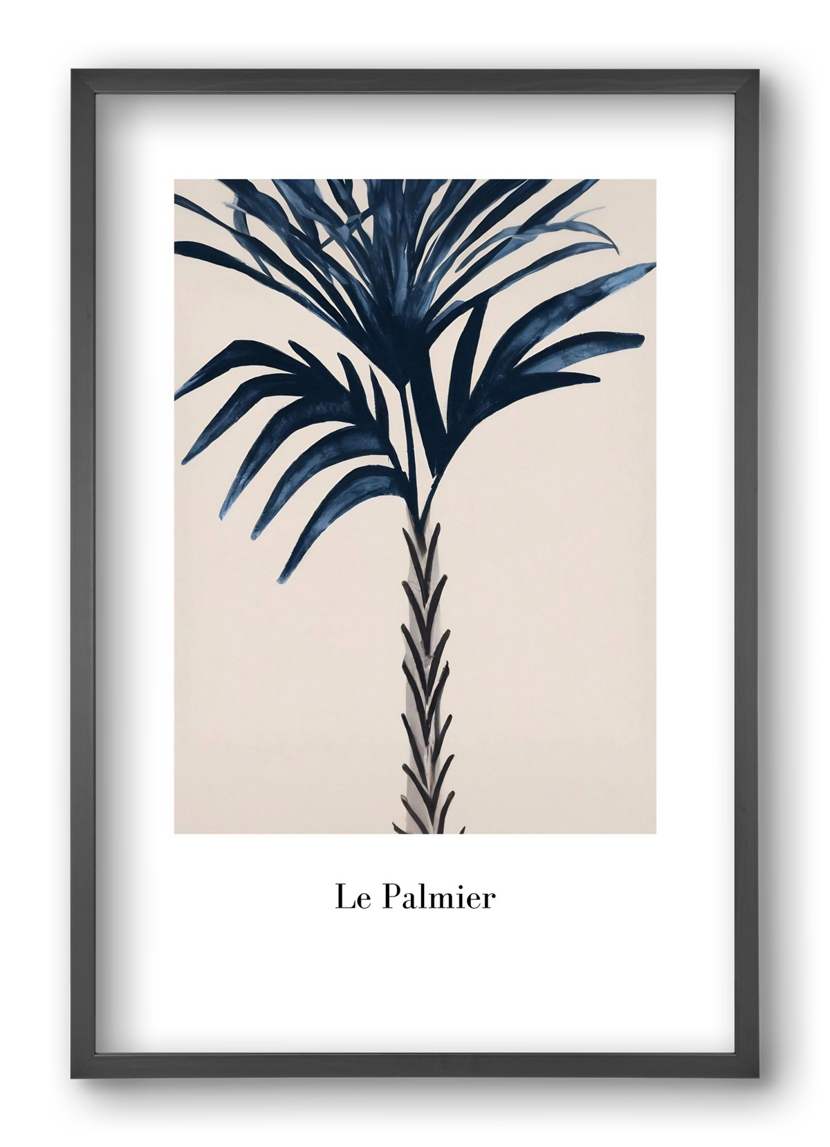 Le palmier, 40x60 cm (40x60 cm), Fekete keret